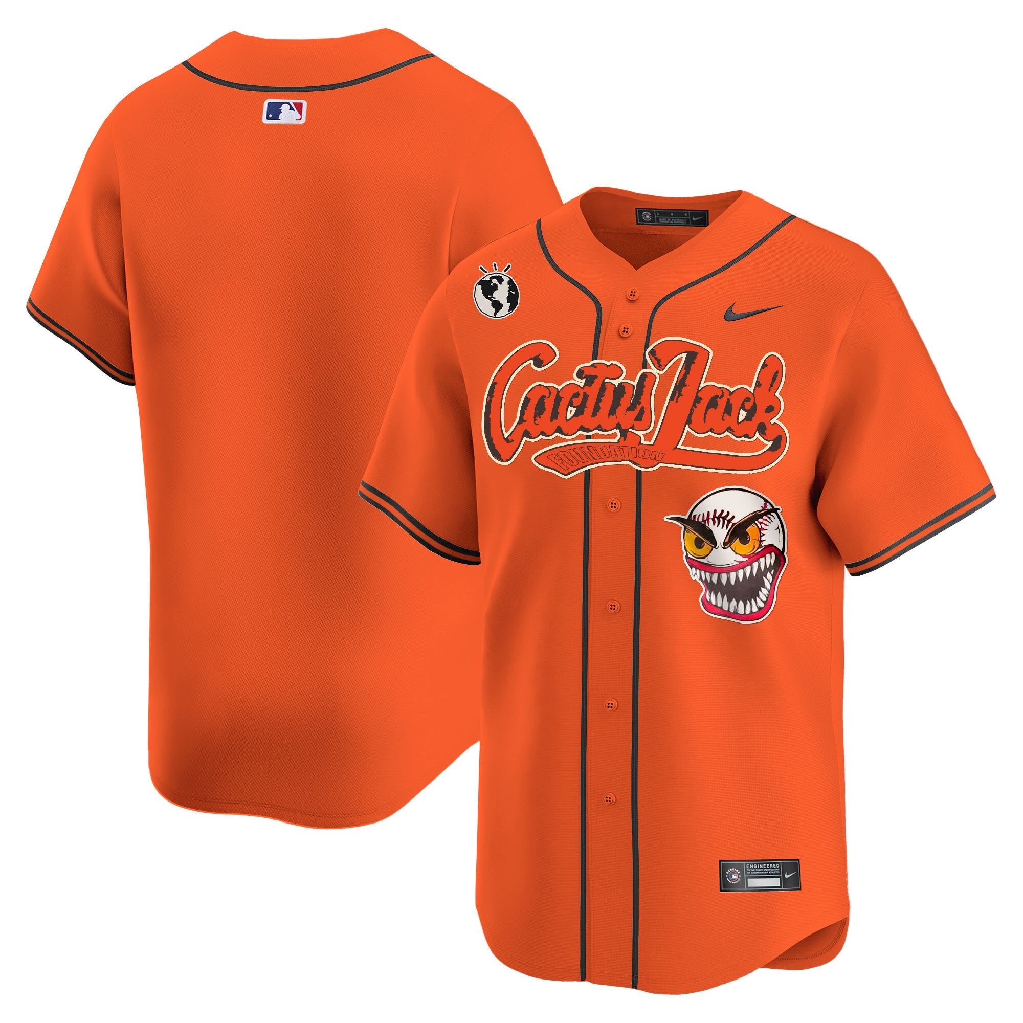 Men’s Houston Cactus Jack Vapor Premier Limited Jersey – Stitched