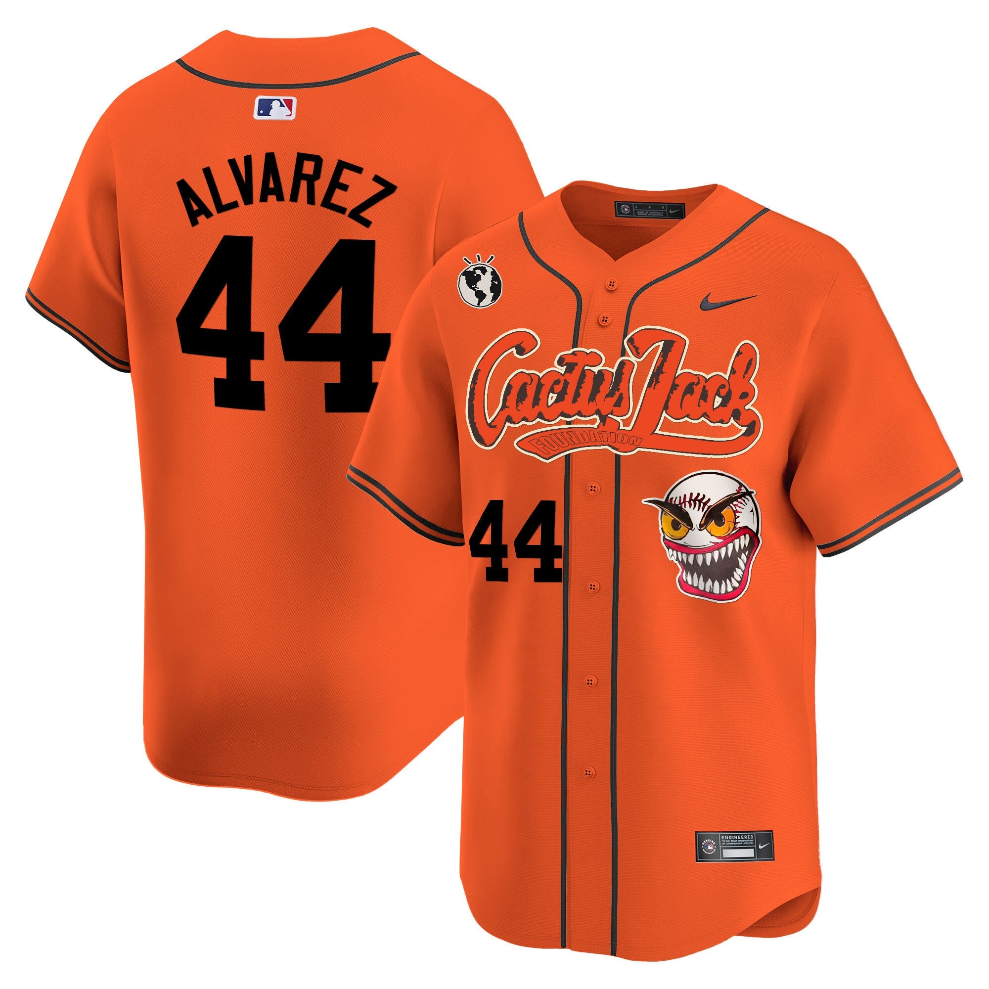 Men’s Houston Cactus Jack Vapor Premier Limited Jersey – Stitched