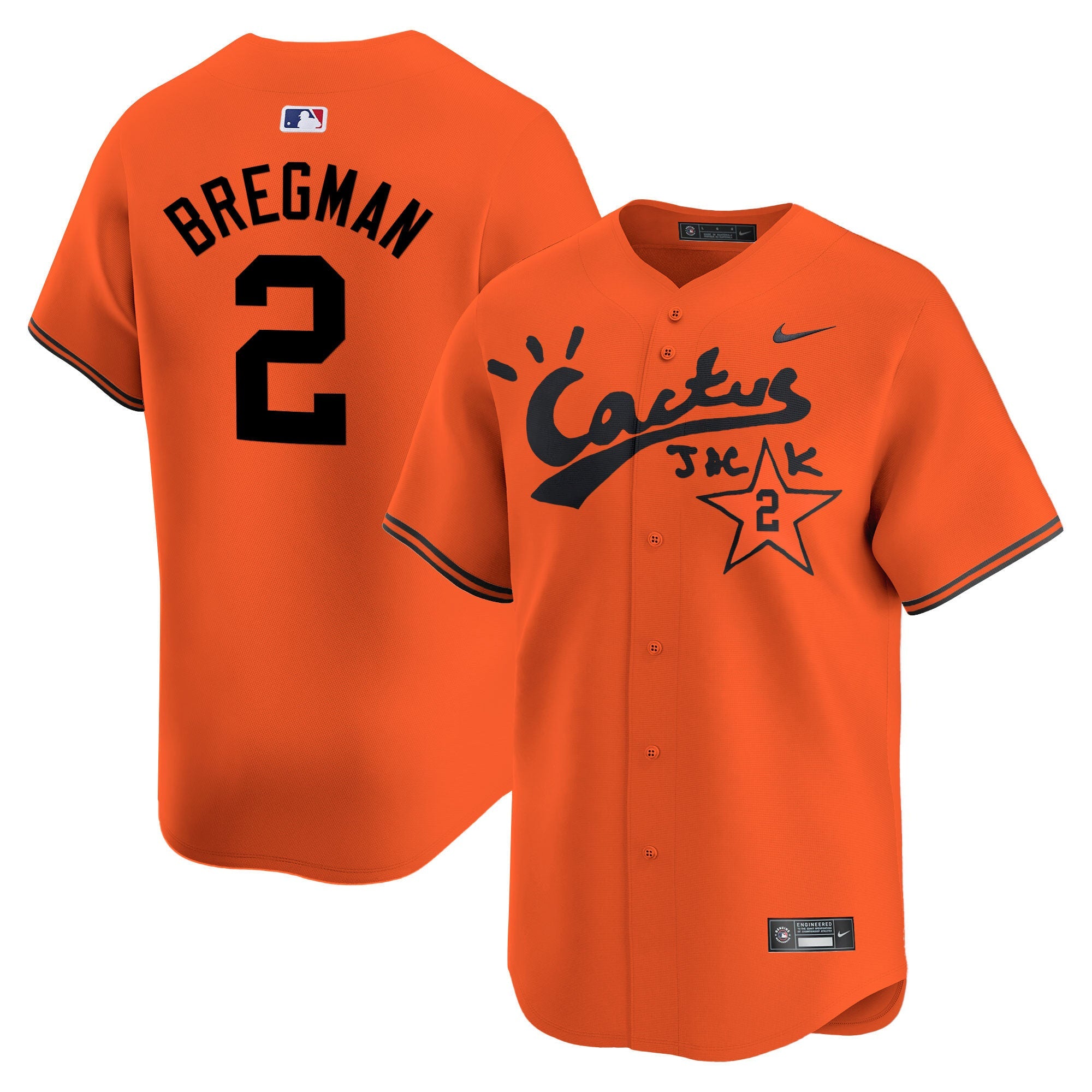 Men’s Houston Cactus Jack Vapor Premier Limited Jersey V2 – Stitched
