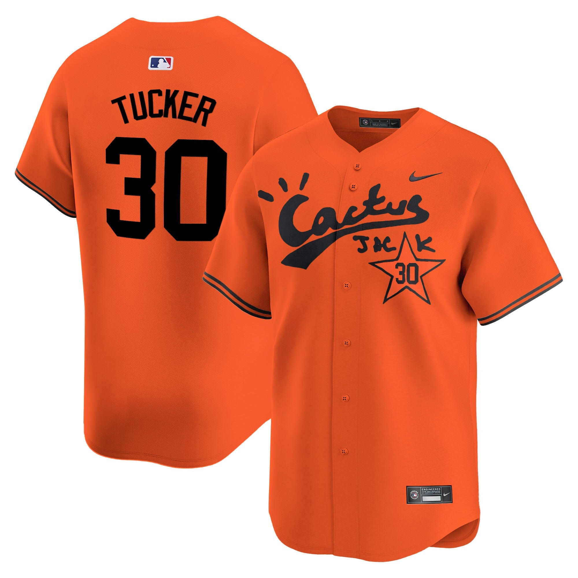 Men’s Houston Cactus Jack Vapor Premier Limited Jersey V2 – Stitched