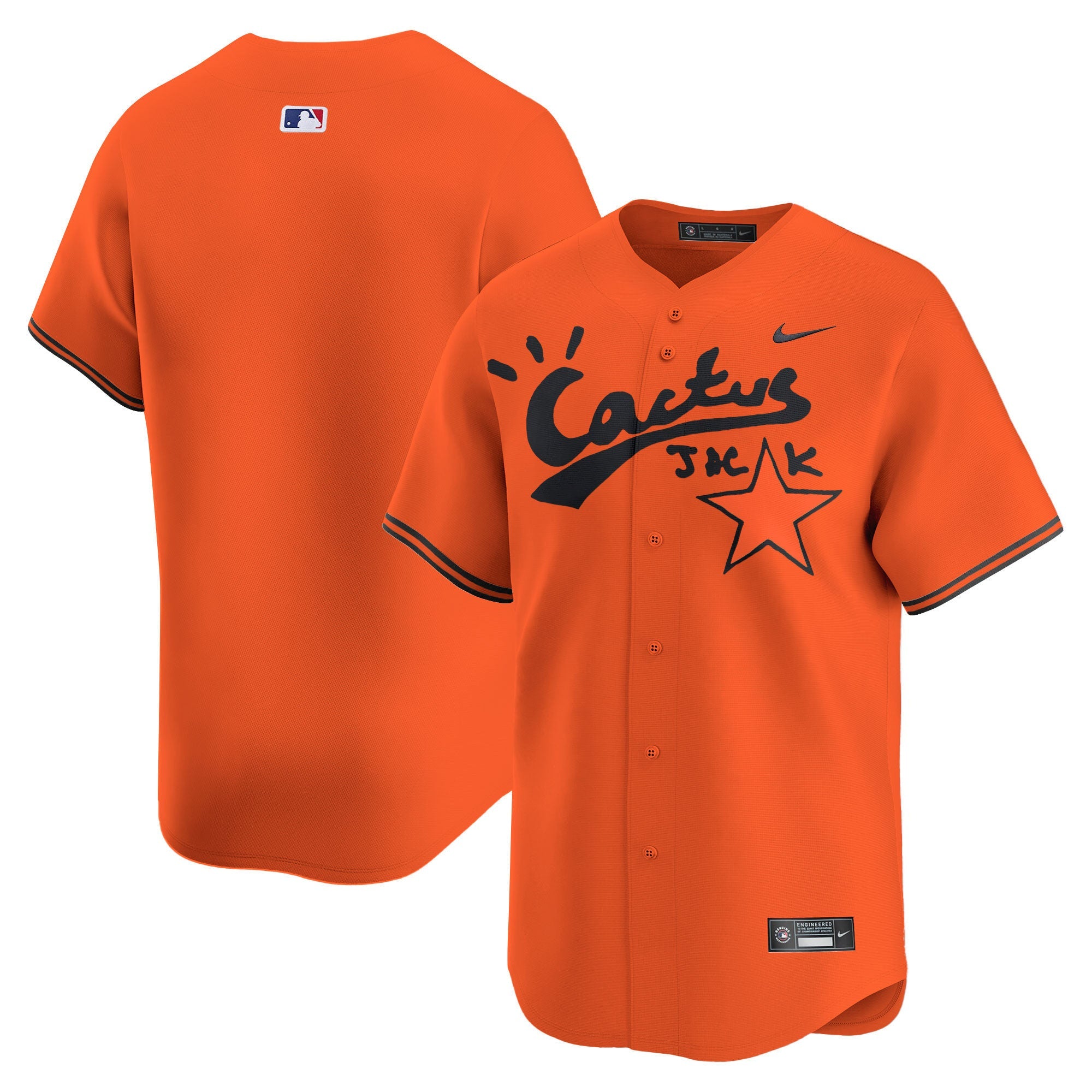 Men’s Houston Cactus Jack Vapor Premier Limited Jersey V2 – Stitched