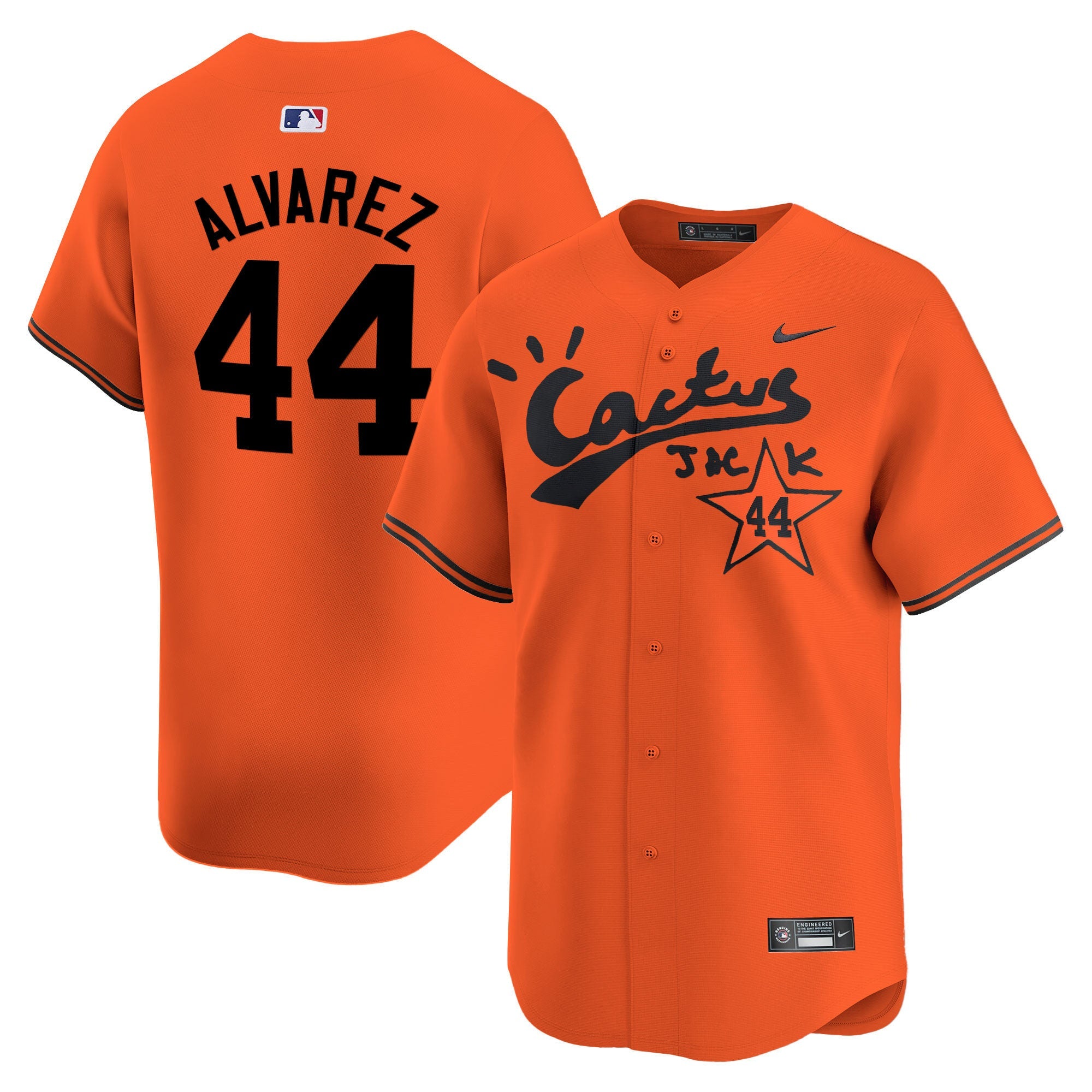 Men’s Houston Cactus Jack Vapor Premier Limited Jersey V2 – Stitched
