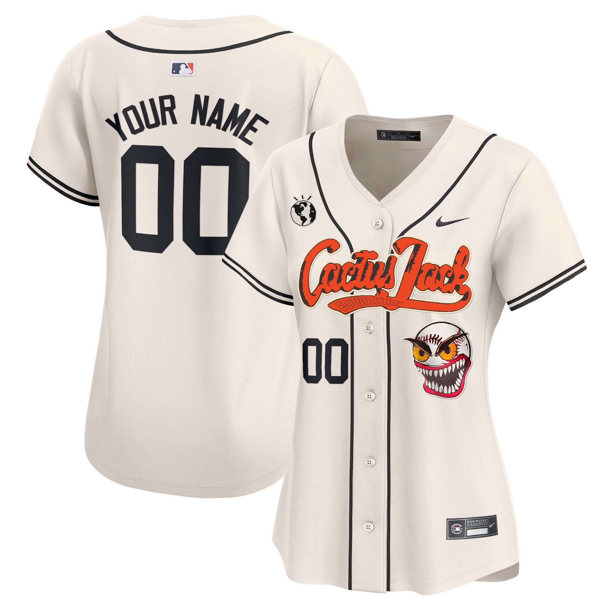 Houston Cactus Jack Vapor Premier Limited Custom Jersey – Stitched