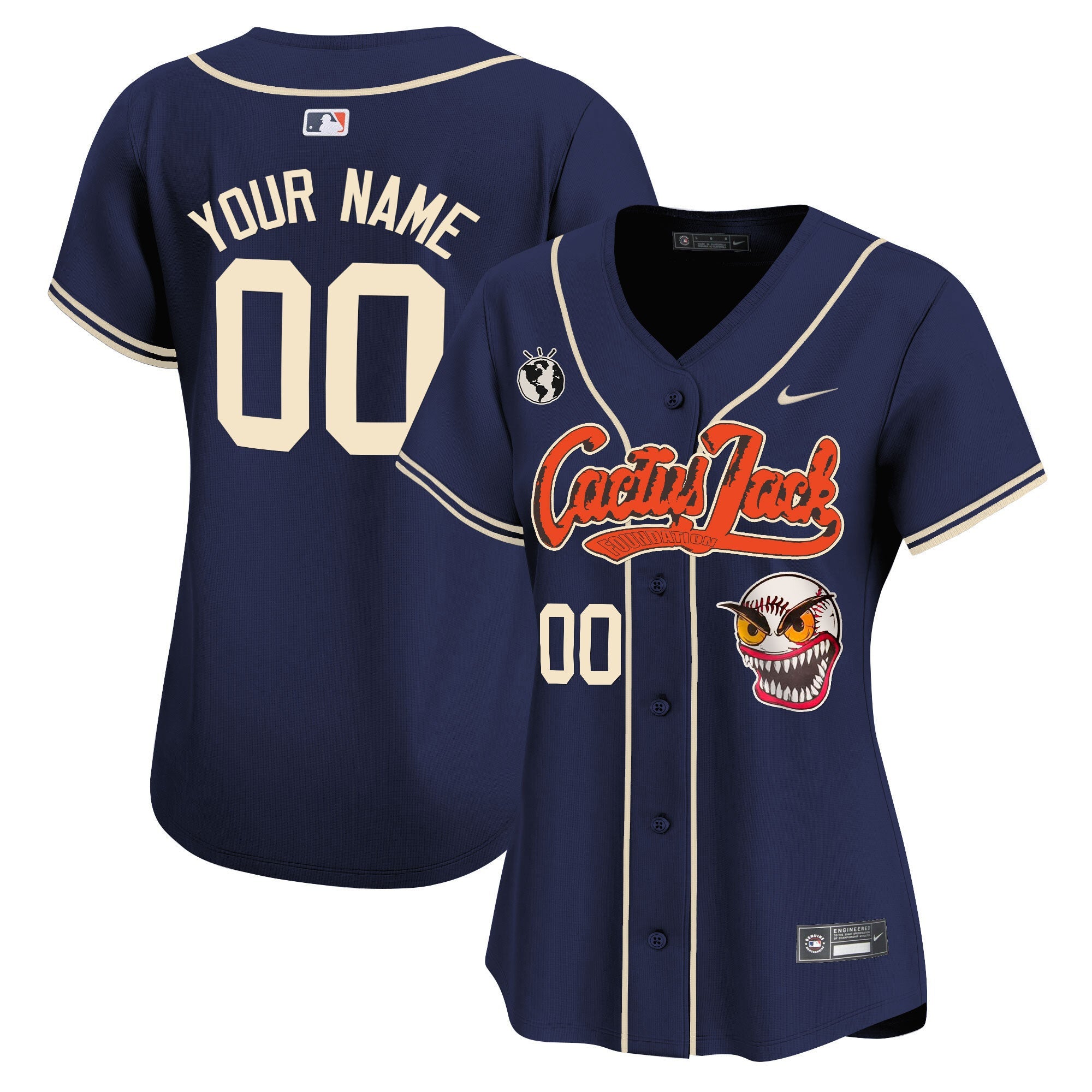 Houston Cactus Jack Vapor Premier Limited Custom Jersey – Stitched