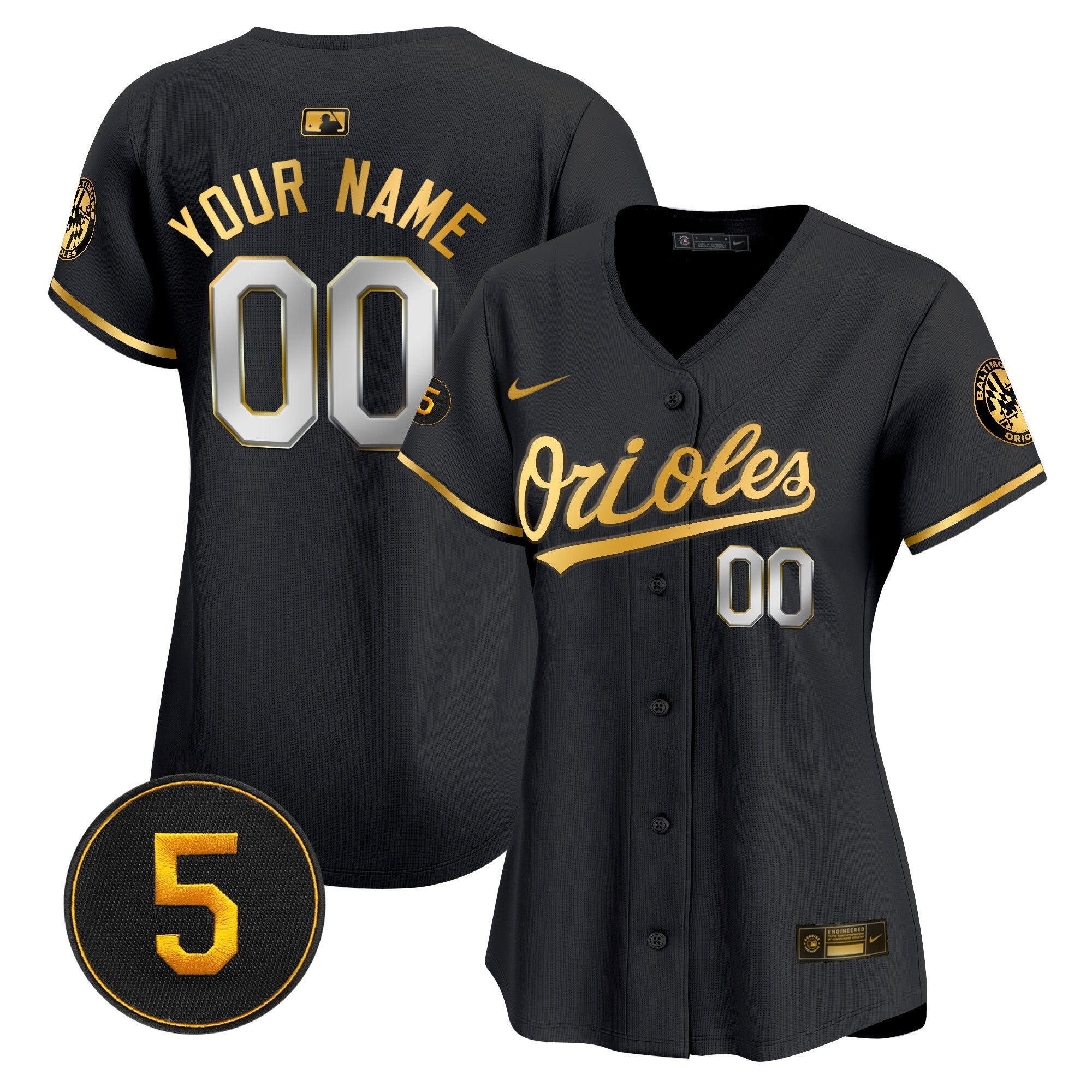 Baltimore Robinson Patch Vapor Premier Limited Custom Jersey