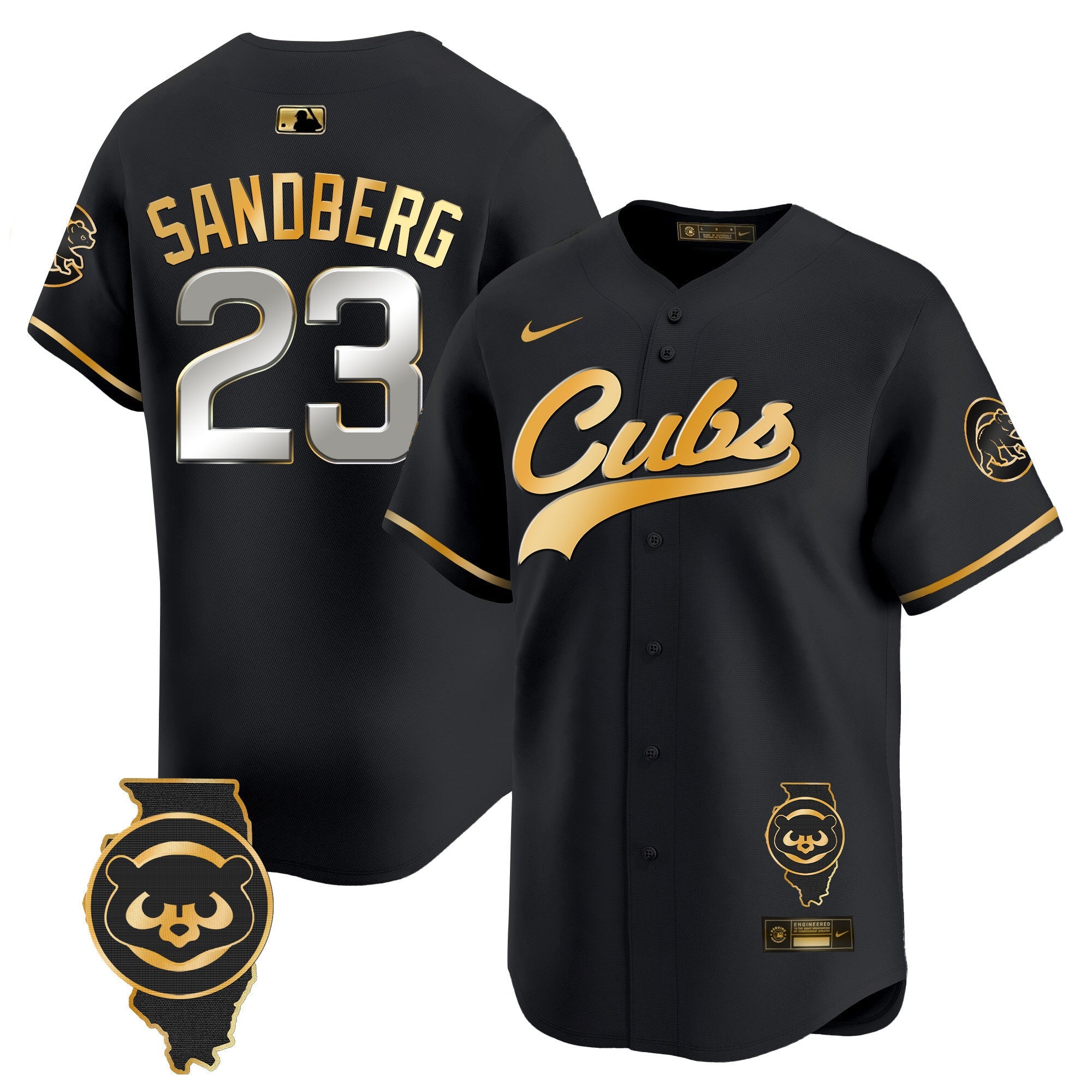 Men’s Chicago Illinois Patch Vapor Premier Limited Jersey