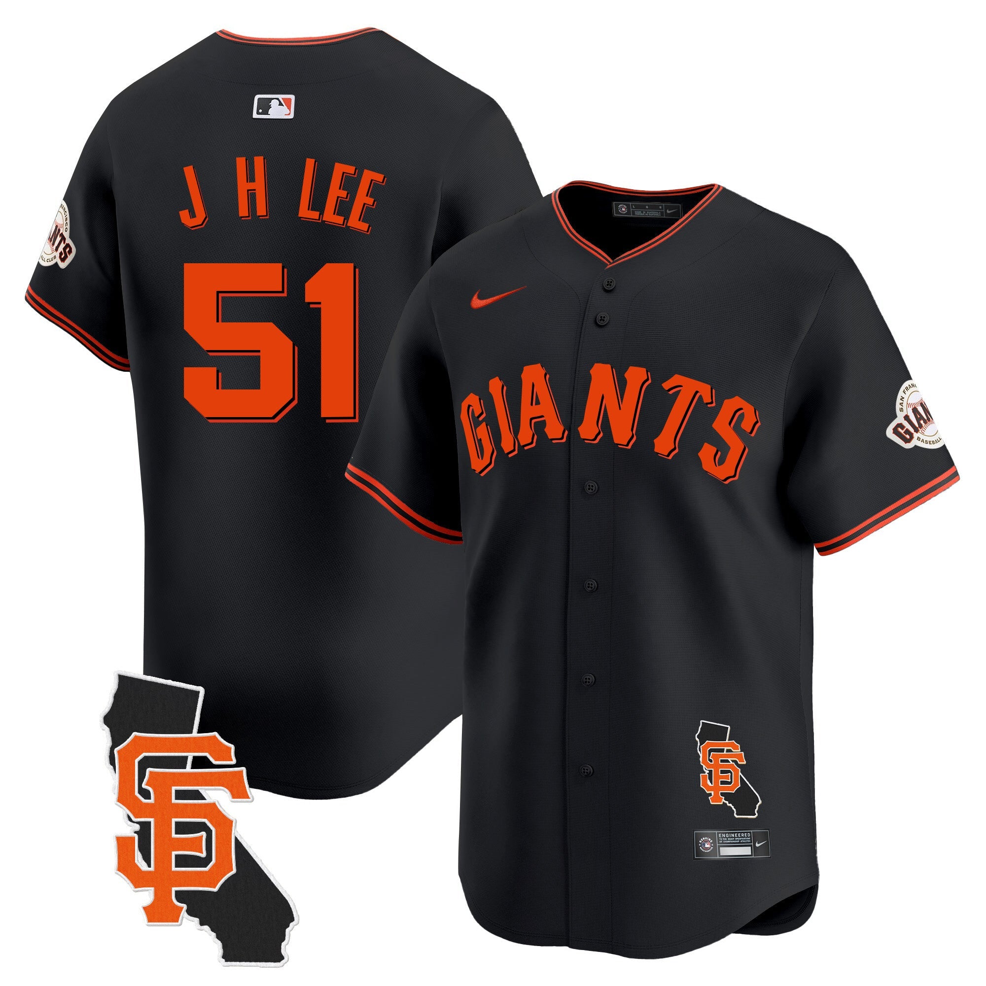 Men’s San Francisco California Patch Vapor Premier Limited Jersey