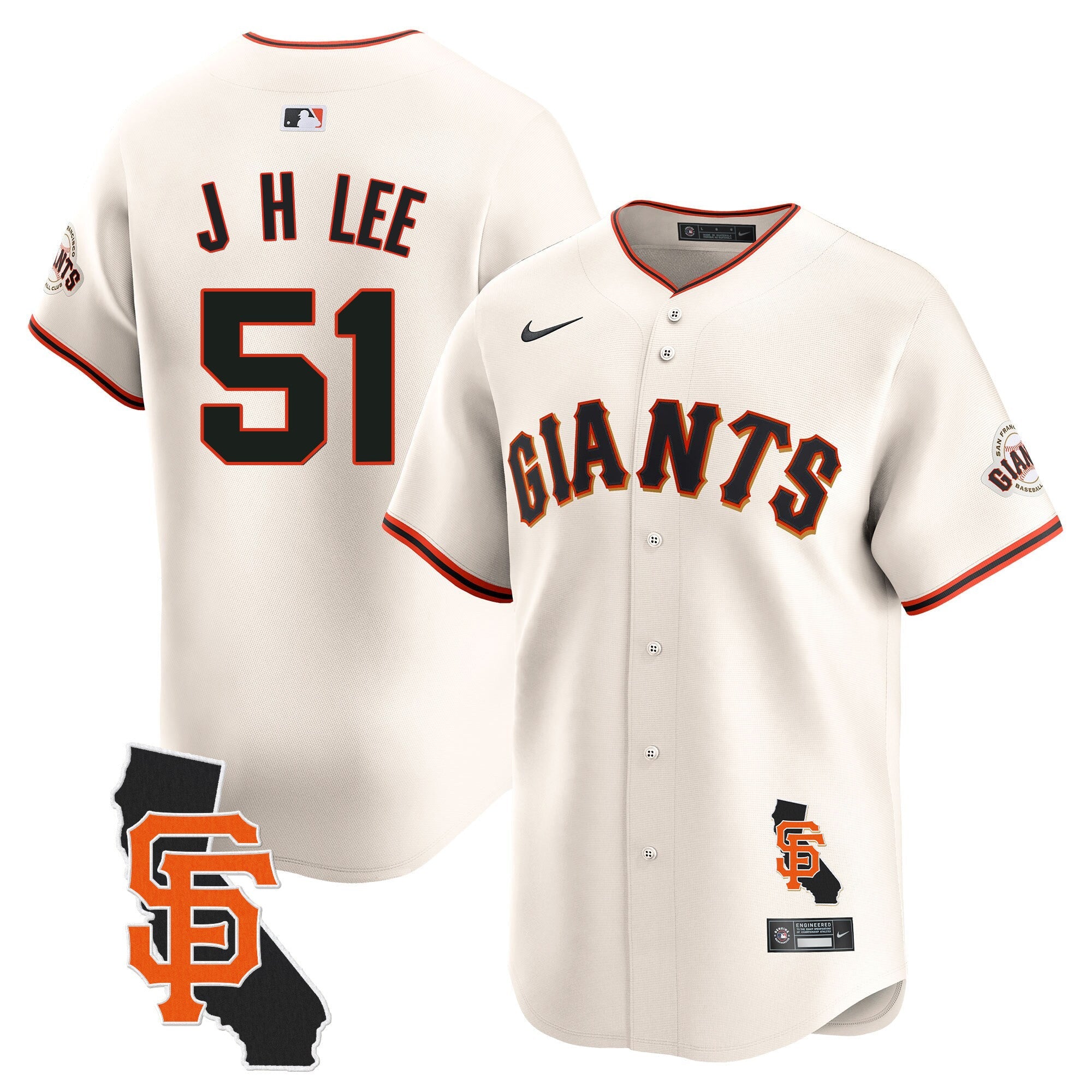 Men’s San Francisco California Patch Vapor Premier Limited Jersey