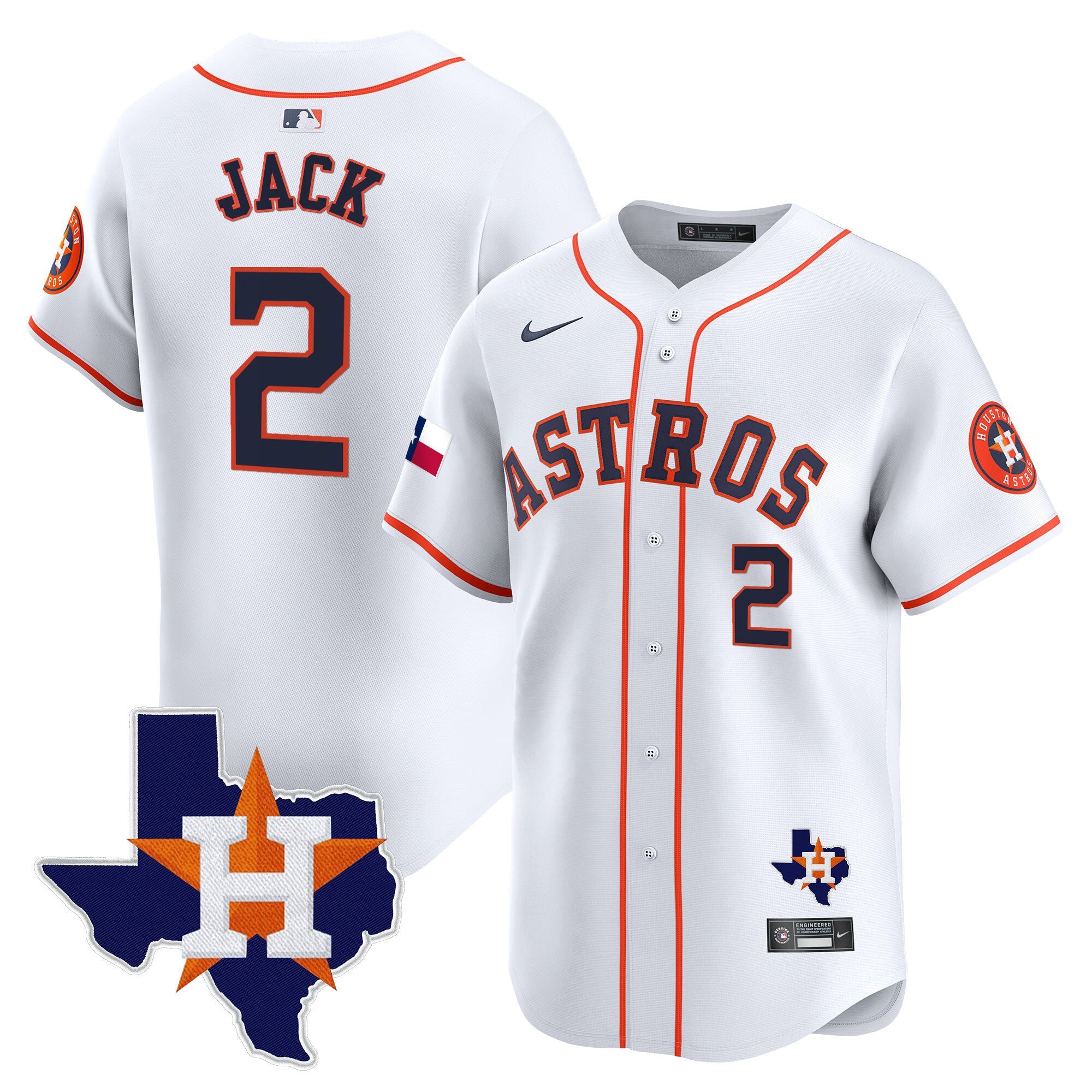 Men’s Houston Texas Patch Vapor Premier Limited Jersey