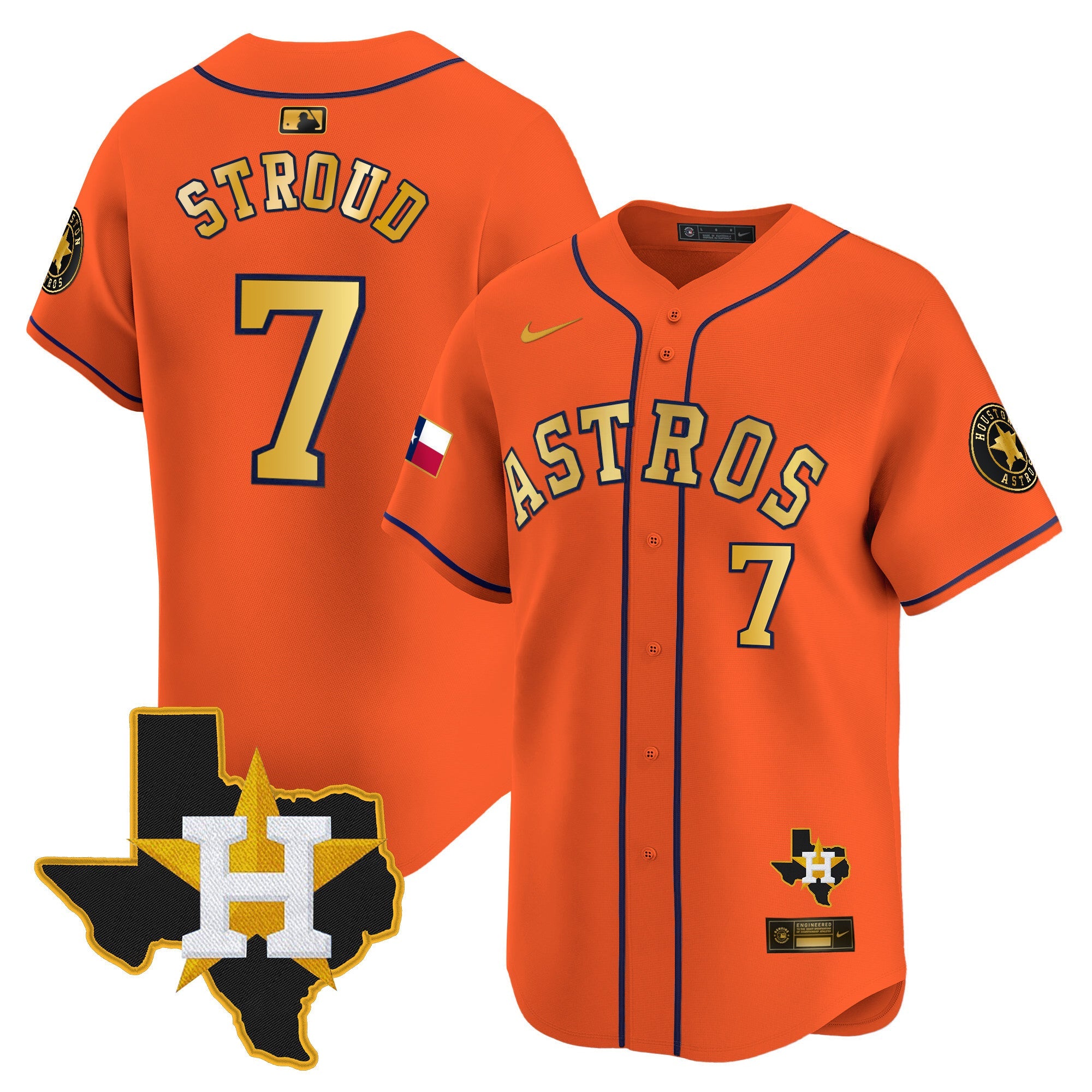 Men’s Houston Texas Patch Vapor Premier Limited Jersey