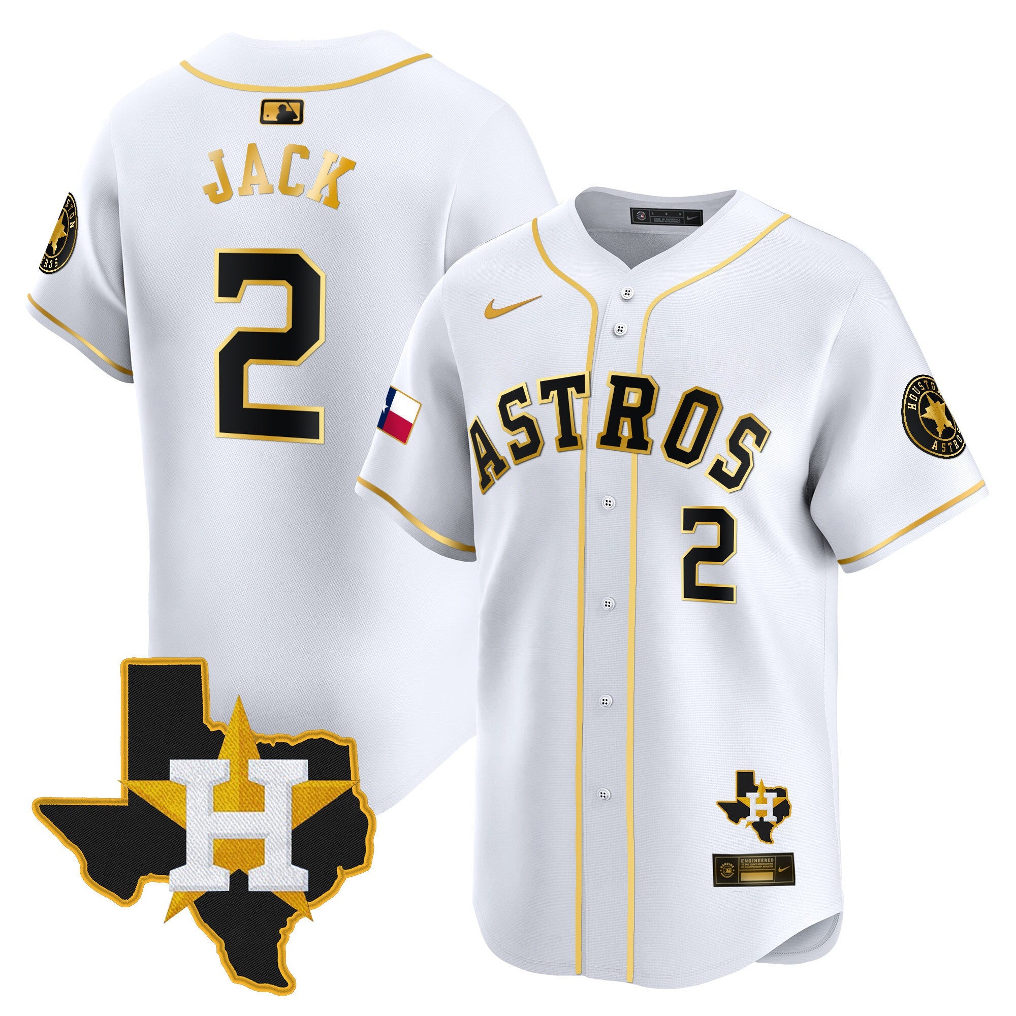 Men’s Houston Texas Patch Vapor Premier Limited Jersey