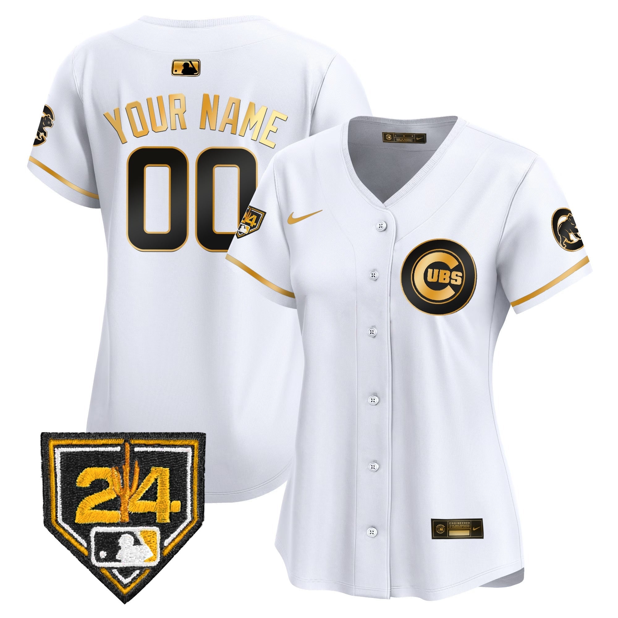 Chicago 2024 Spring Training Patch Vapor Premier Limited Custom Jersey V2