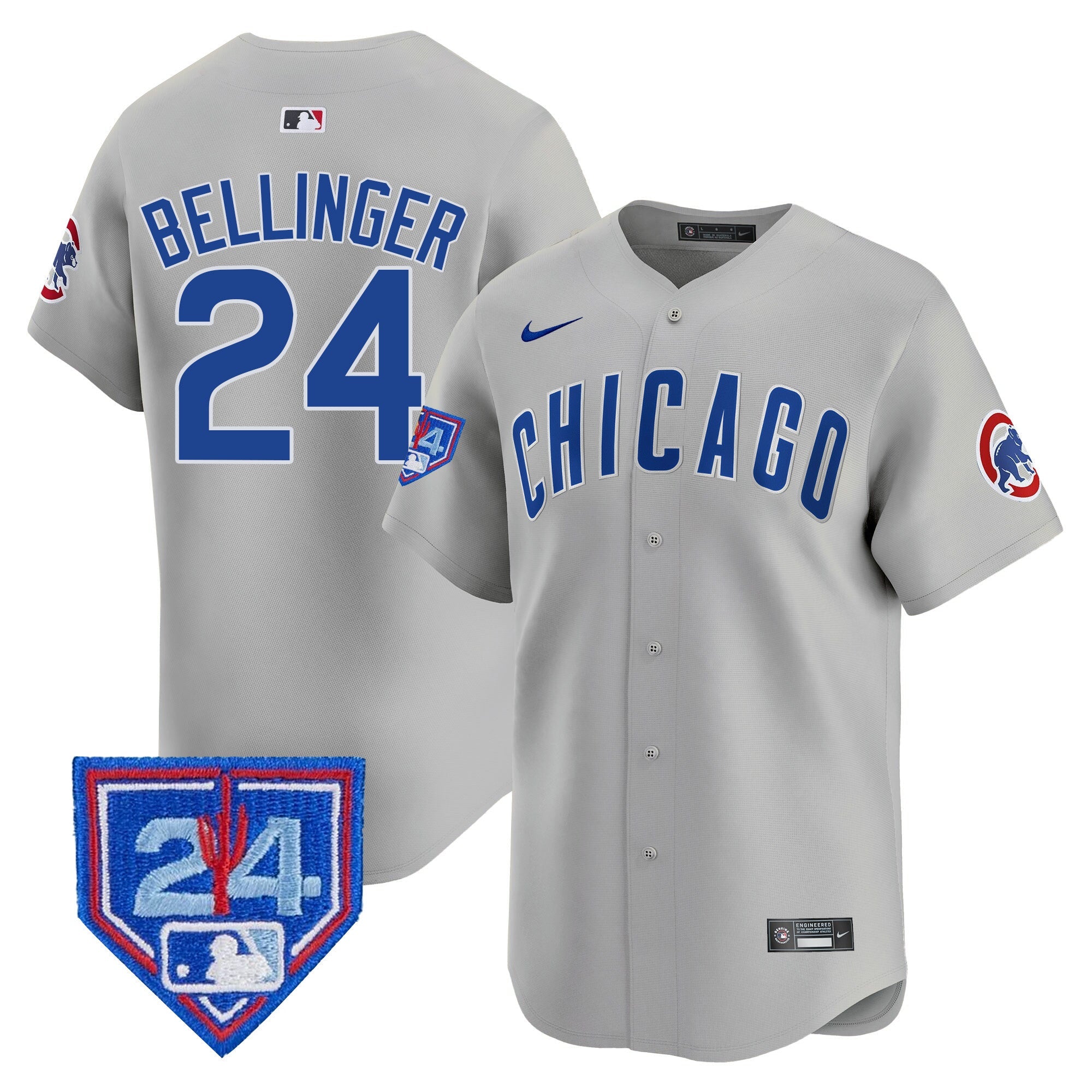 Men’s Chicago 2024 Spring Training Patch Vapor Premier Limited Jersey V2