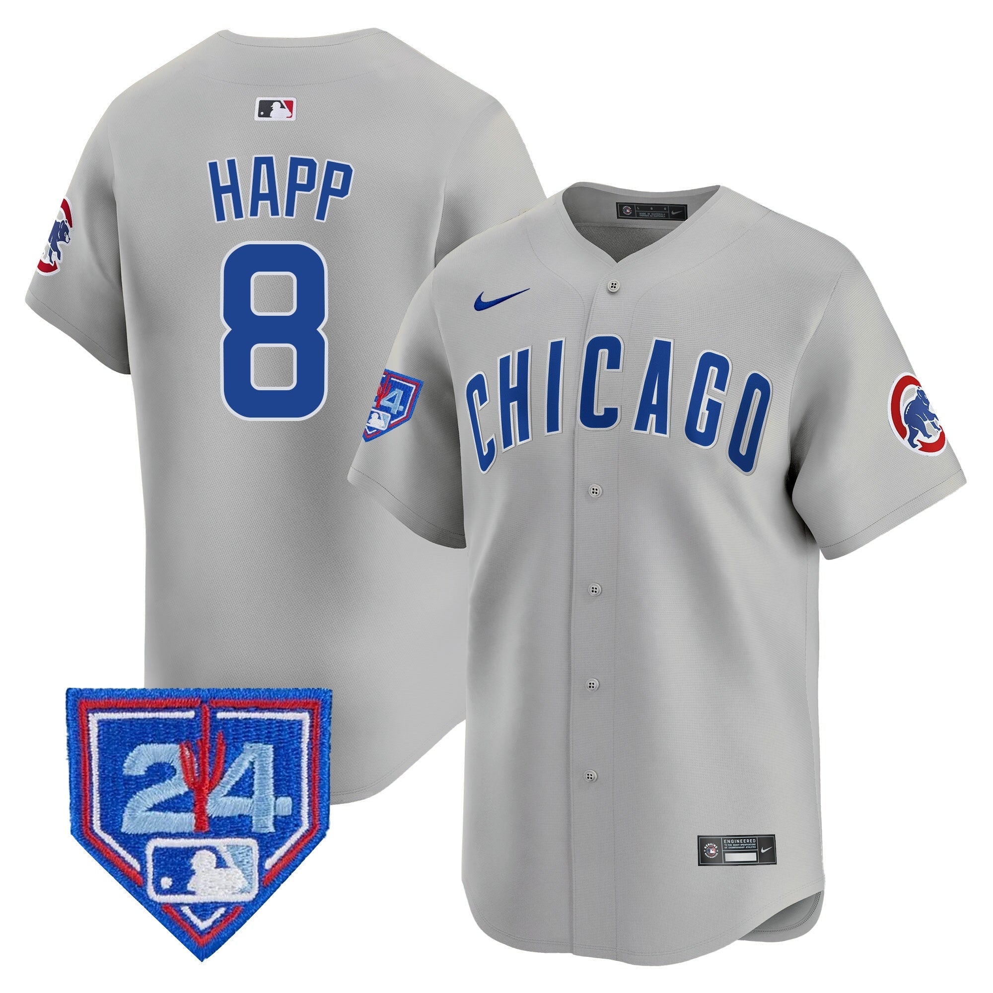 Men’s Chicago 2024 Spring Training Patch Vapor Premier Limited Jersey V2