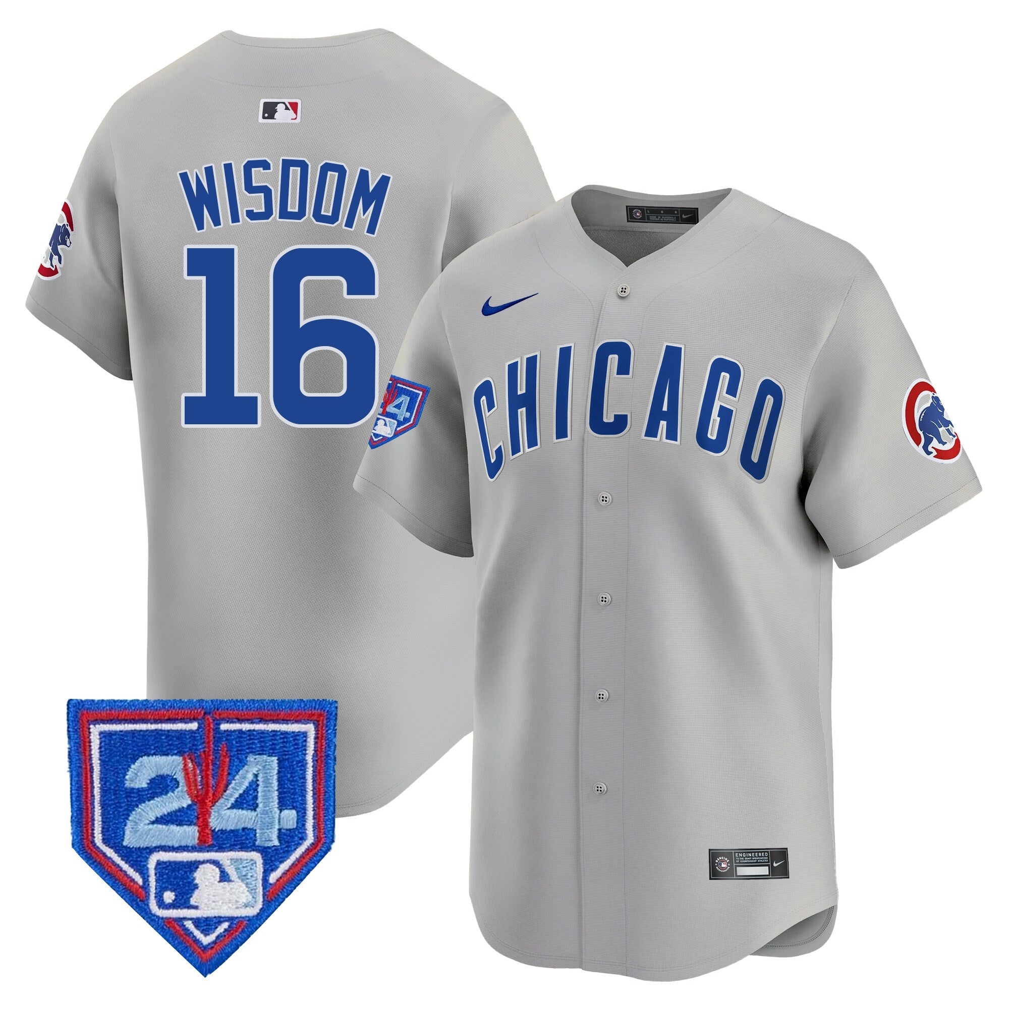 Men’s Chicago 2024 Spring Training Patch Vapor Premier Limited Jersey V2