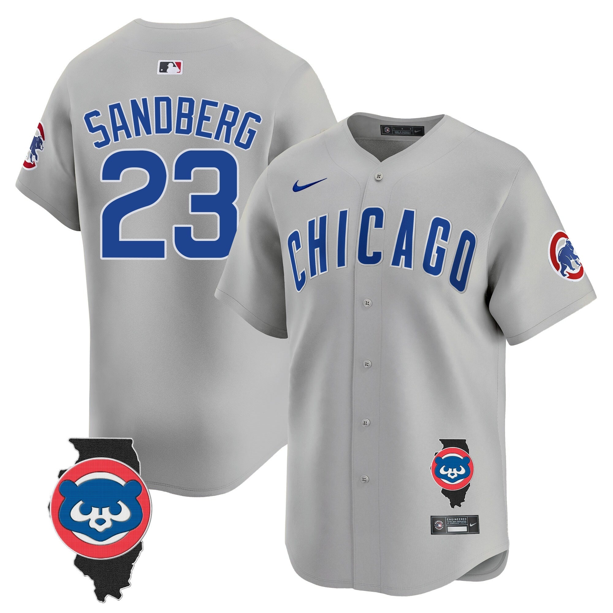 Men’s Chicago Illinois Patch Vapor Premier Limited Jersey