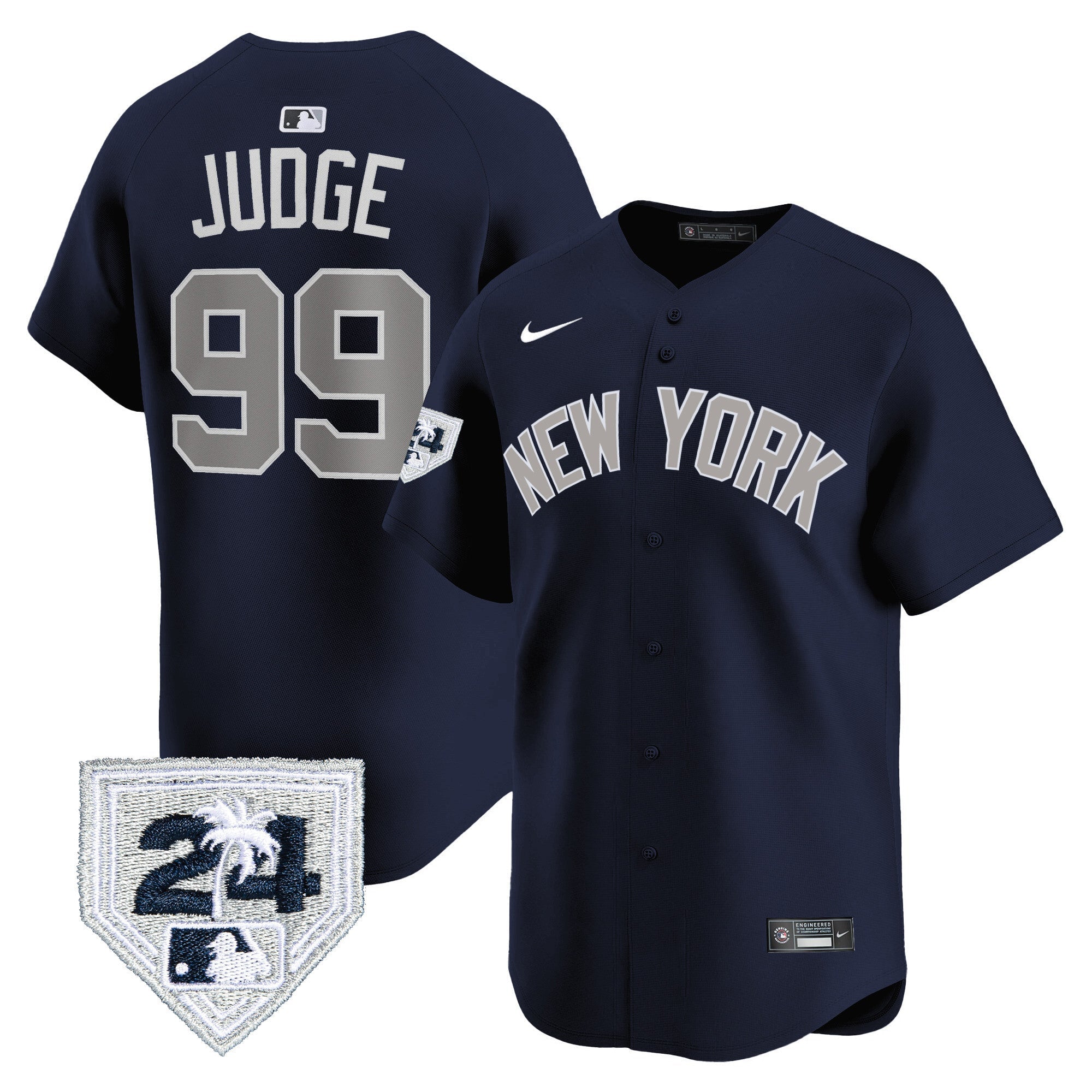 Men’s New York 2024 Spring Training Patch Vapor Premier Limited Jersey