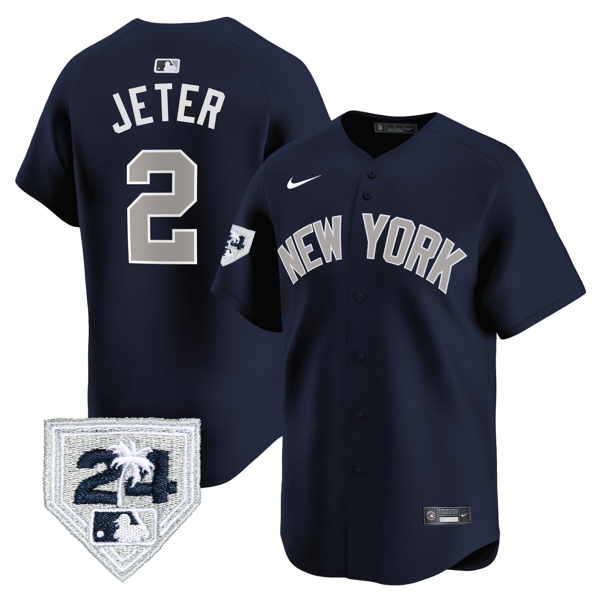 Men’s New York 2024 Spring Training Patch Vapor Premier Limited Jersey