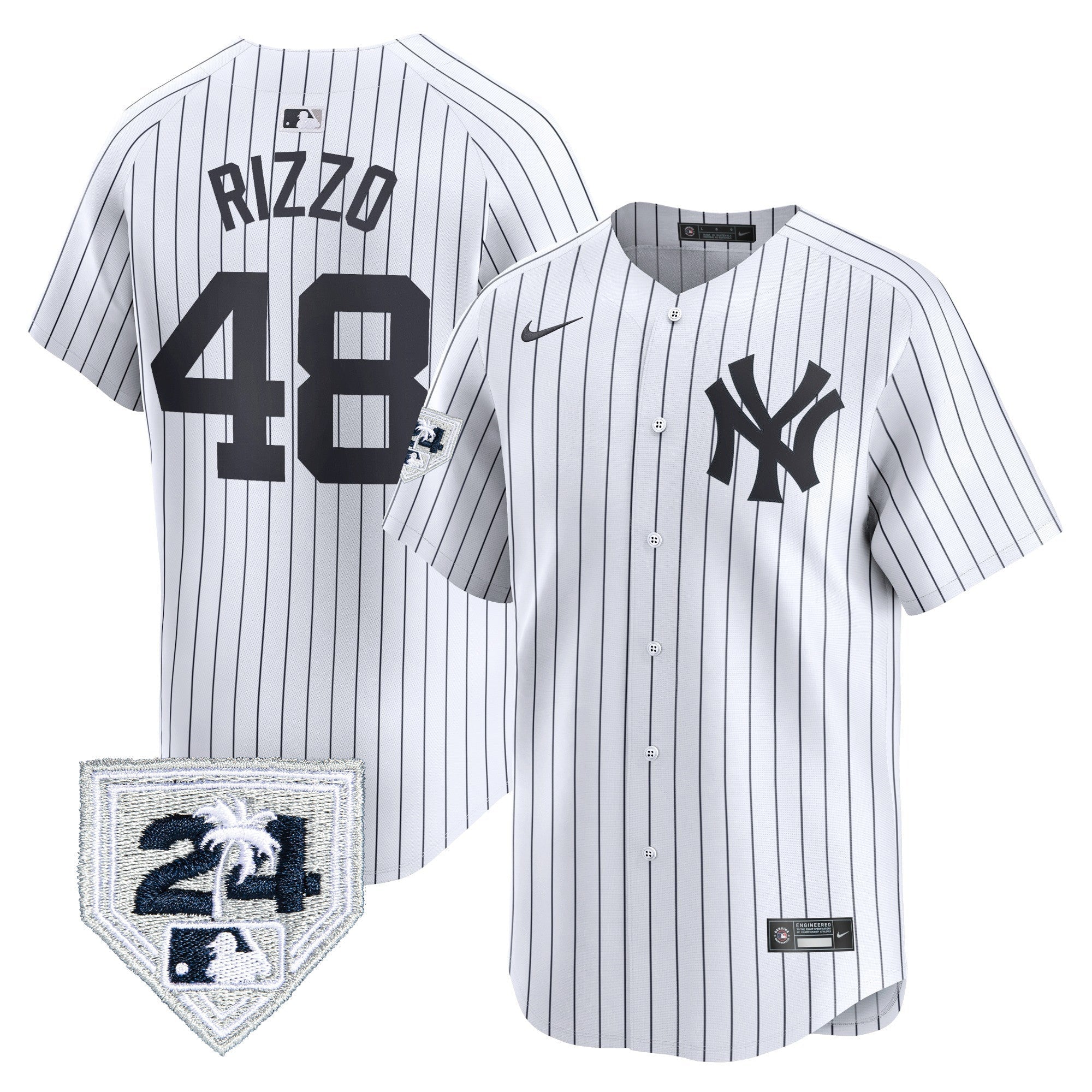 Men’s New York 2024 Spring Training Patch Vapor Premier Limited Jersey