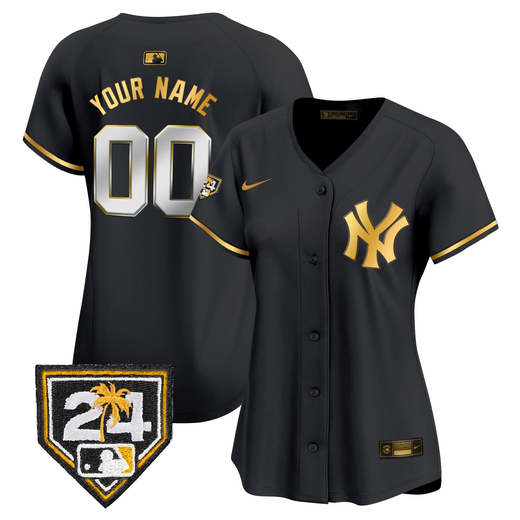 New York 2024 Spring Training Patch Vapor Premier Limited Custom Jersey