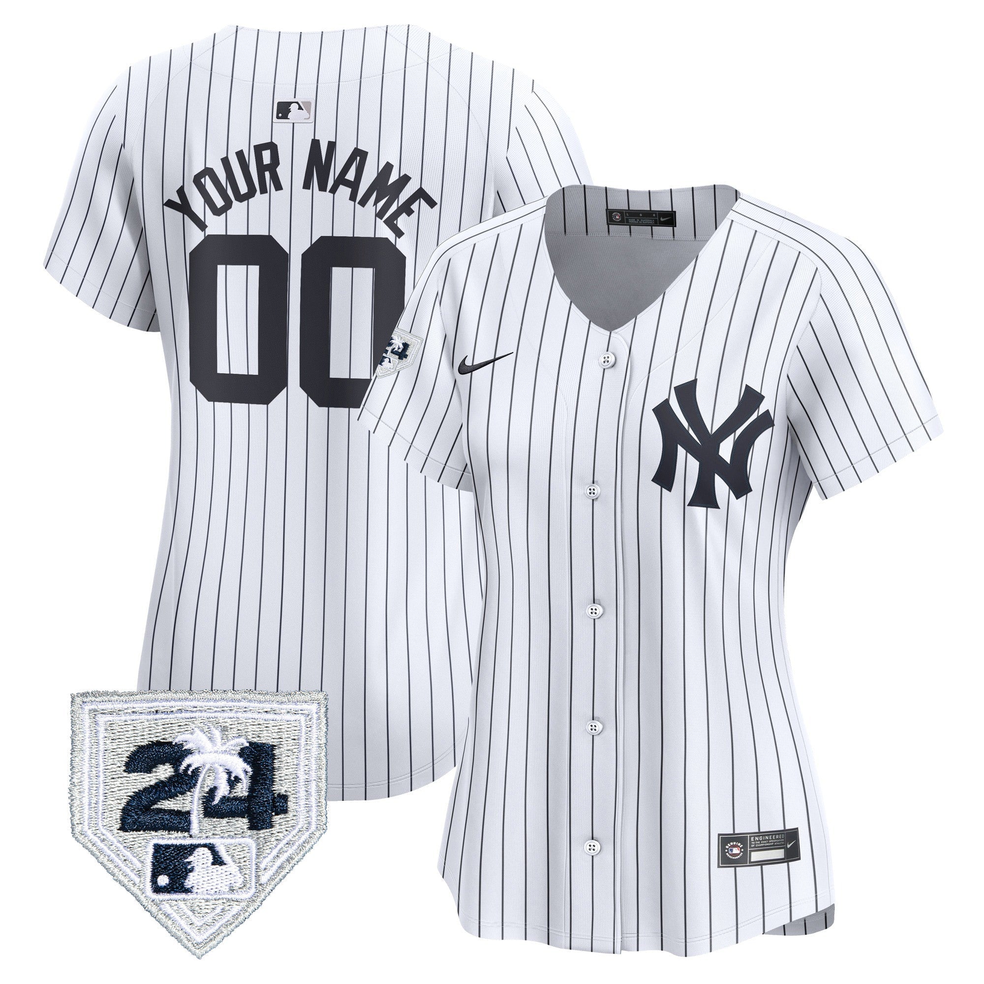 New York 2024 Spring Training Patch Vapor Premier Limited Custom Jersey