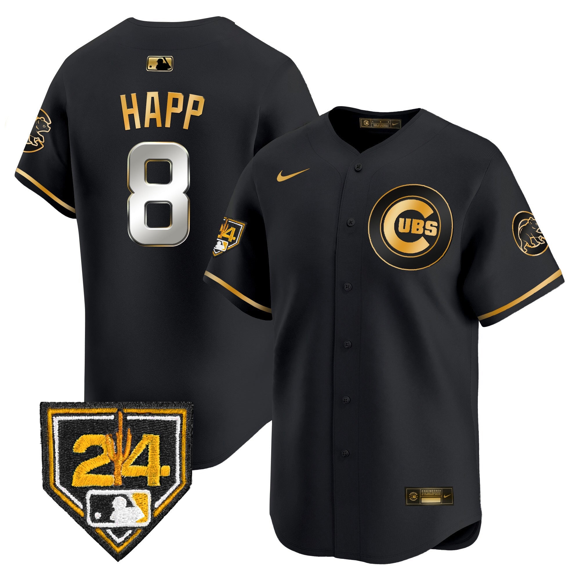 Men’s Chicago 2024 Spring Training Patch Vapor Premier Limited Jersey V2