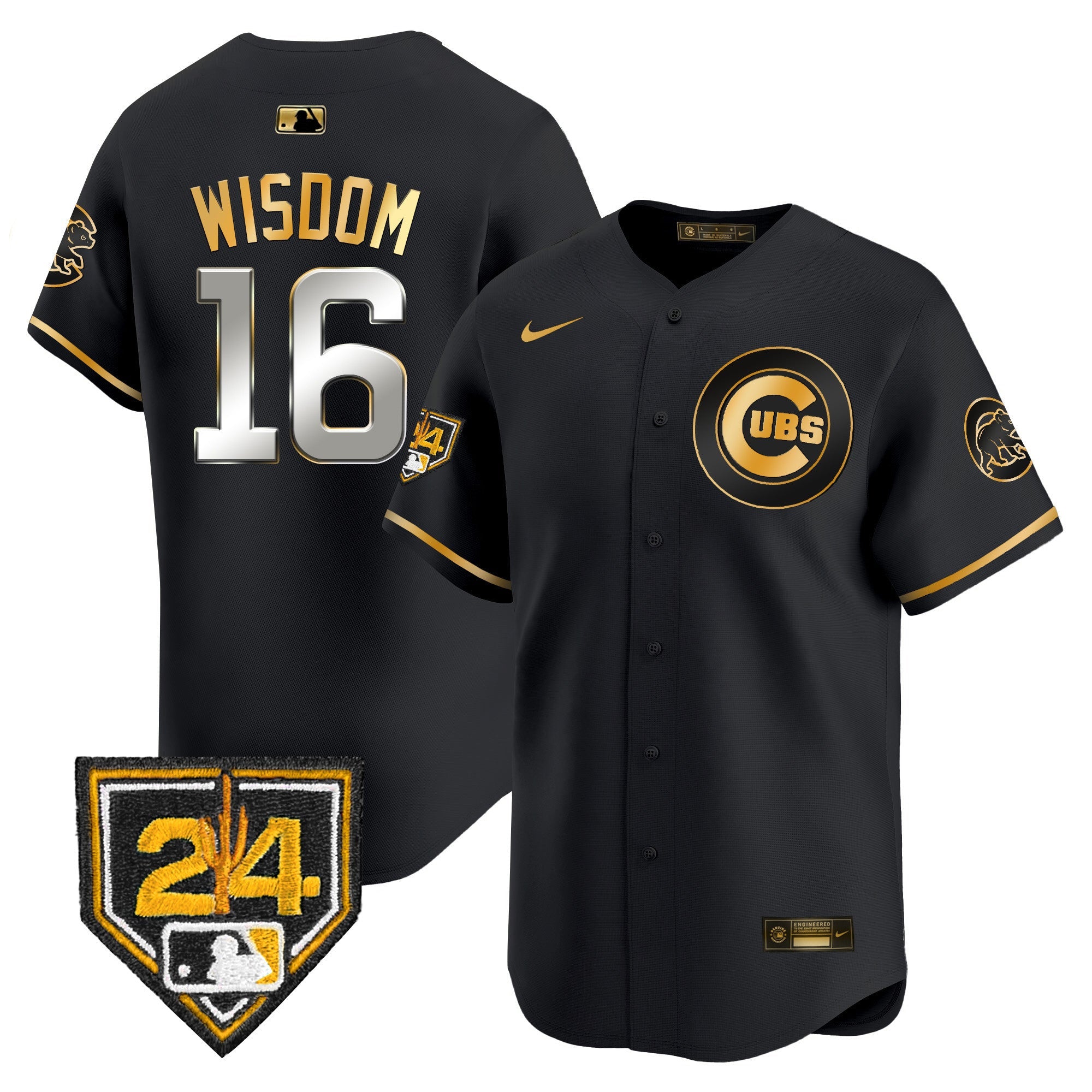 Men’s Chicago 2024 Spring Training Patch Vapor Premier Limited Jersey V2