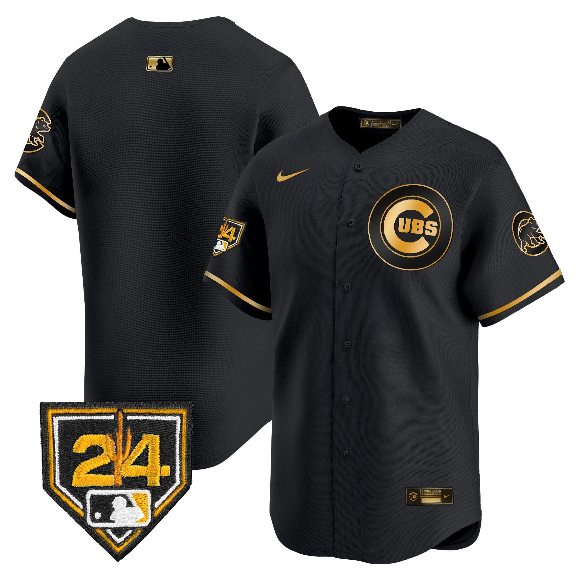 Men’s Chicago 2024 Spring Training Patch Vapor Premier Limited Jersey V2