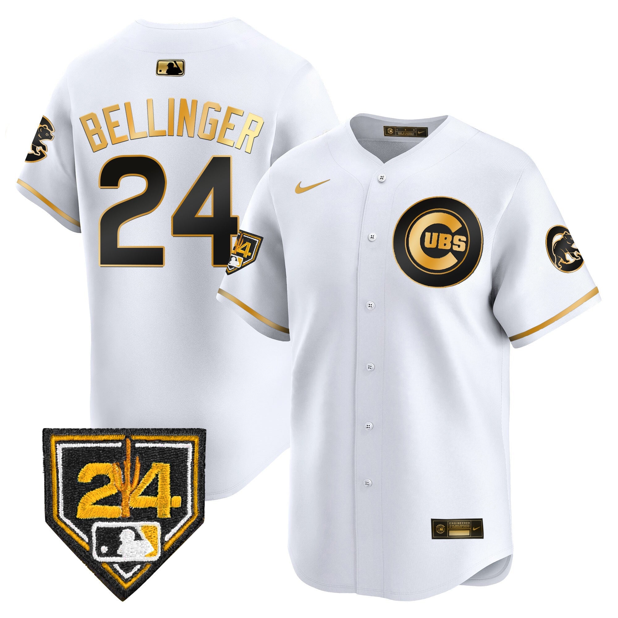 Men’s Chicago 2024 Spring Training Patch Vapor Premier Limited Jersey V2