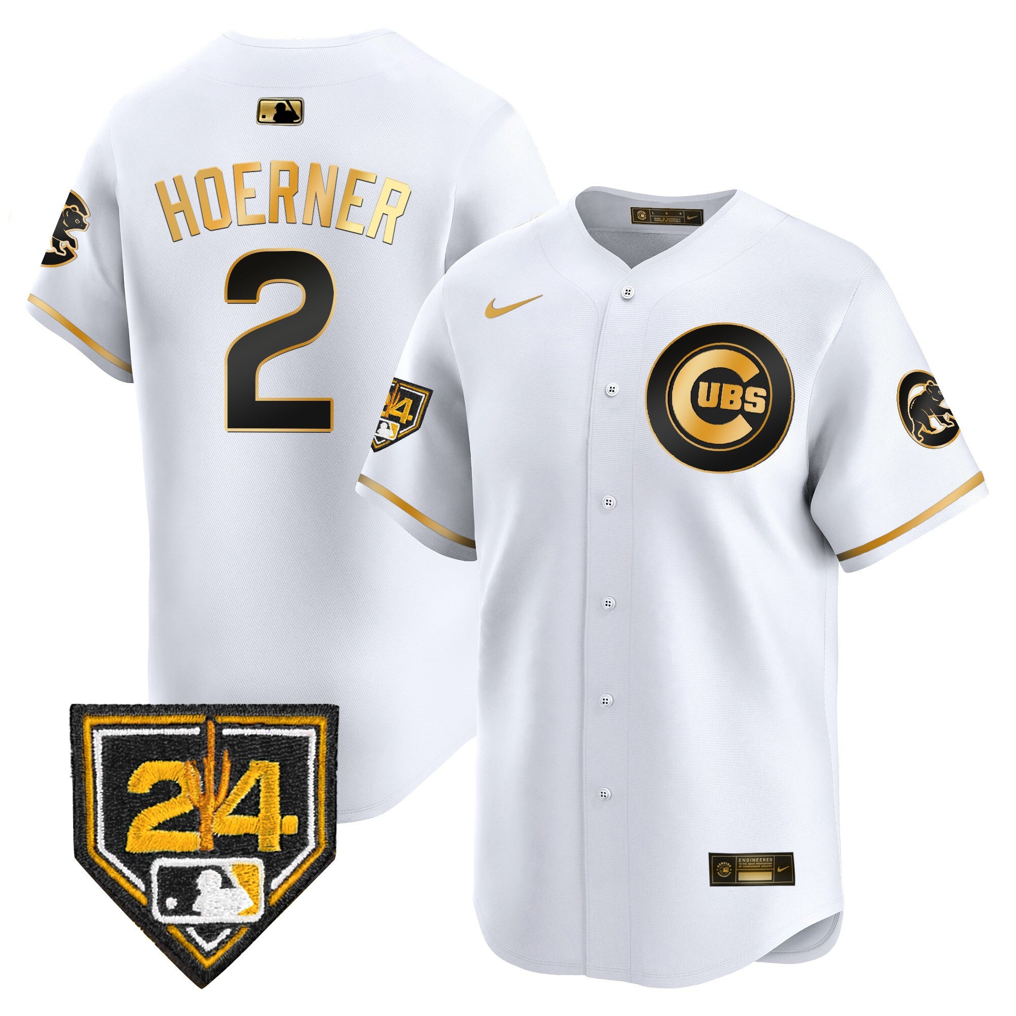 Men’s Chicago 2024 Spring Training Patch Vapor Premier Limited Jersey V2