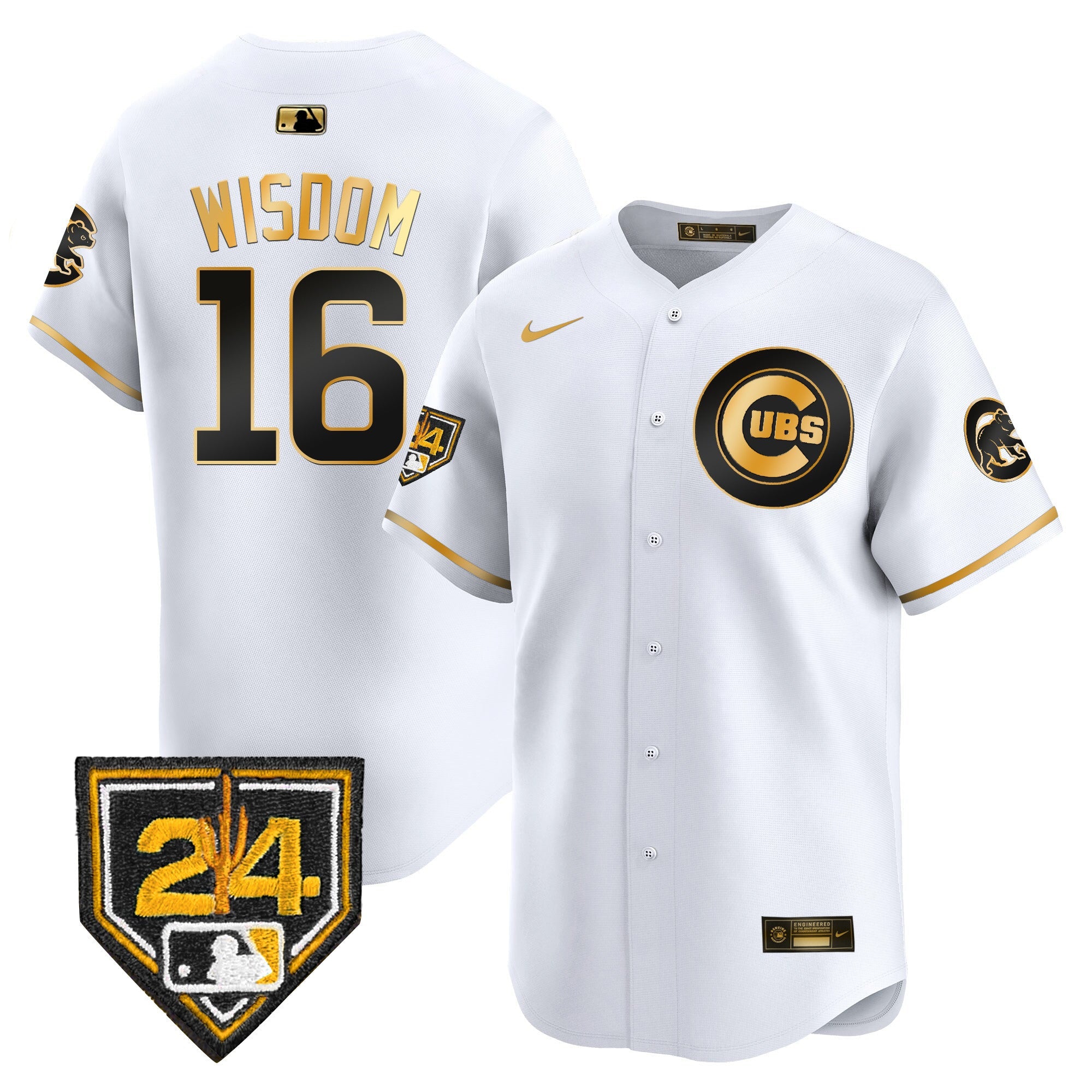 Men’s Chicago 2024 Spring Training Patch Vapor Premier Limited Jersey V2