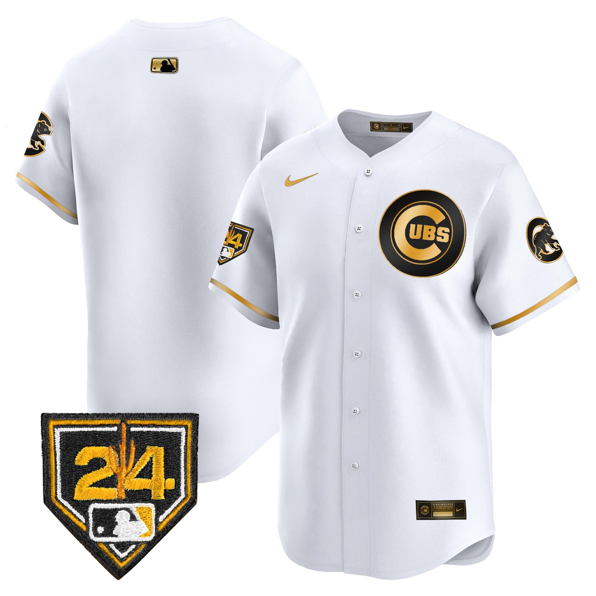 Men’s Chicago 2024 Spring Training Patch Vapor Premier Limited Jersey V2