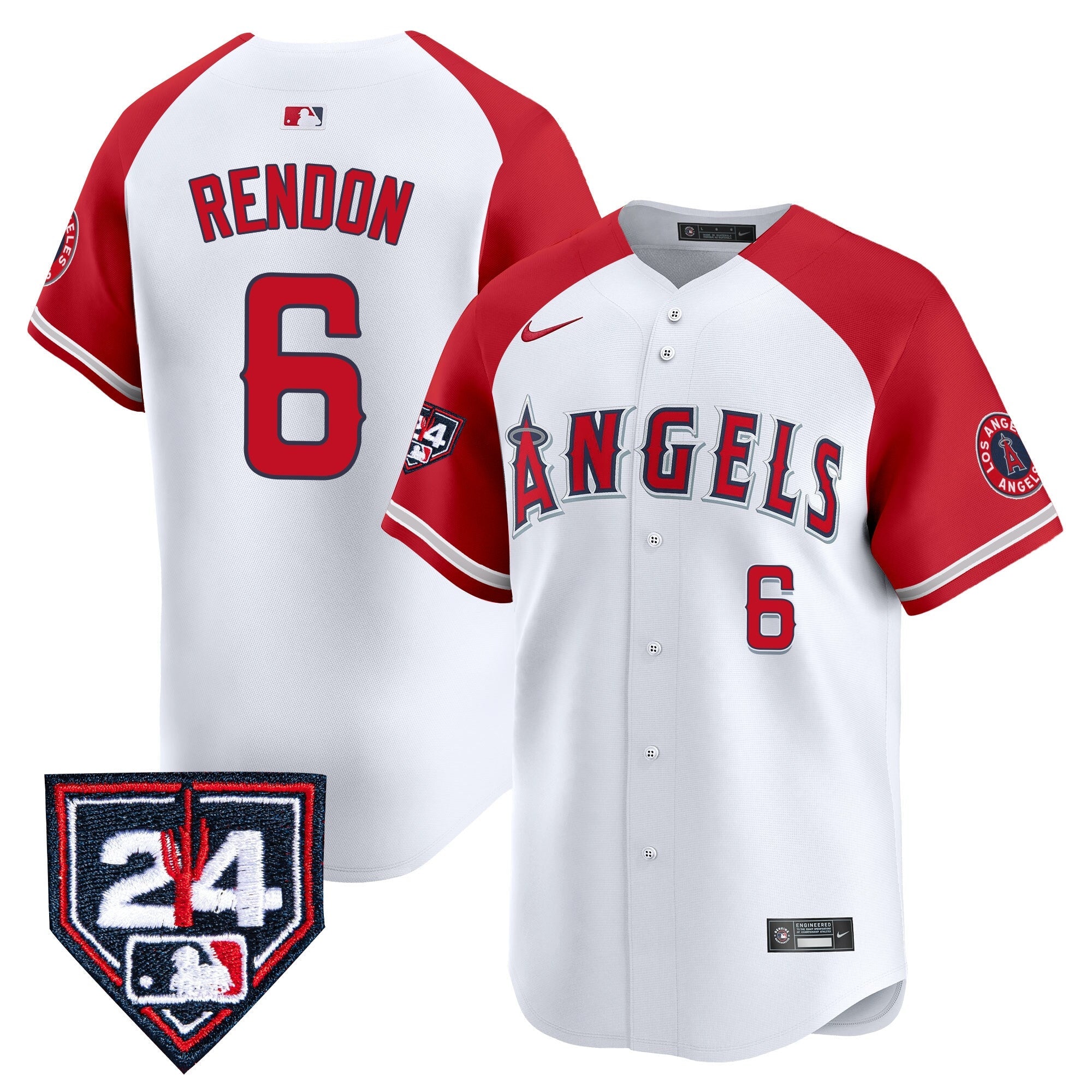 Men’s Los Angeles 2024 Spring Training Patch Vapor Premier Limited Jersey