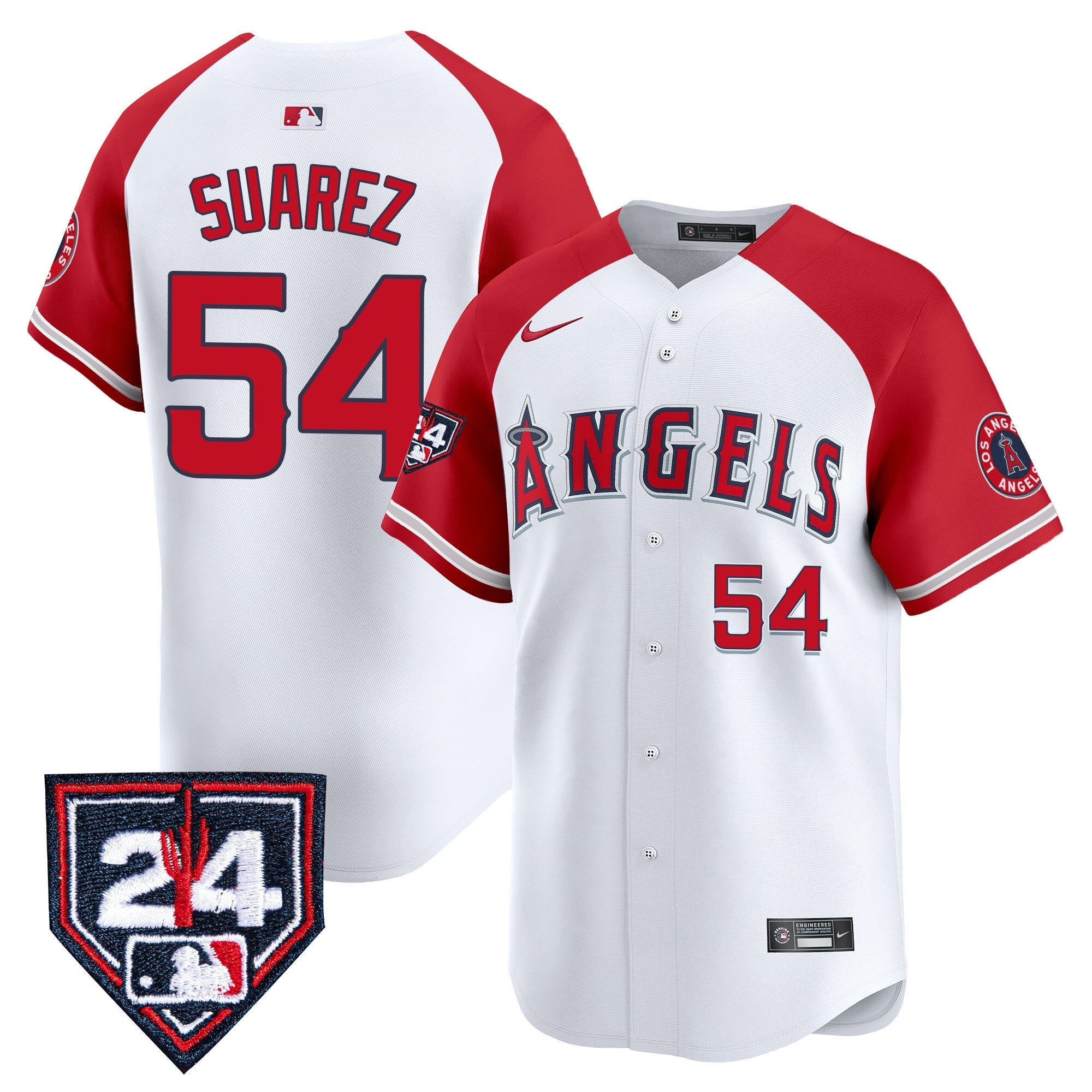 Men’s Los Angeles 2024 Spring Training Patch Vapor Premier Limited Jersey