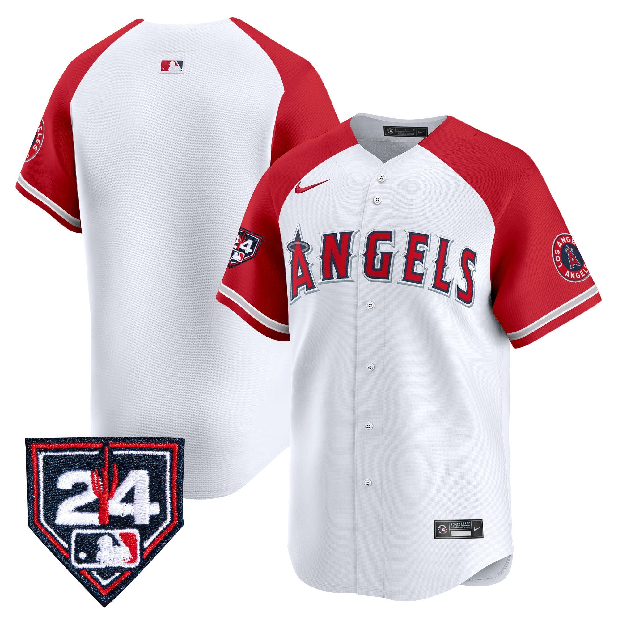 Men’s Los Angeles 2024 Spring Training Patch Vapor Premier Limited Jersey