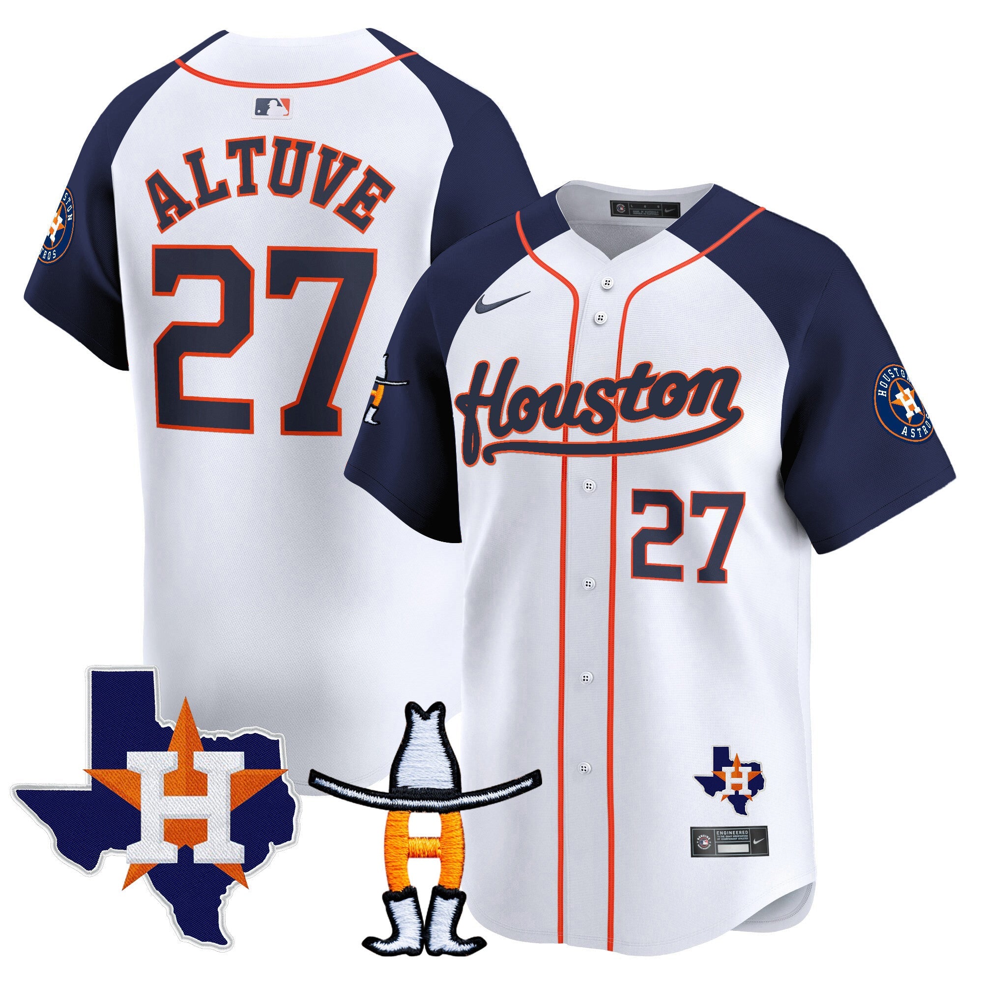 Men’s Houston Houston Rodeo Patch Vapor Premier Limited Jersey