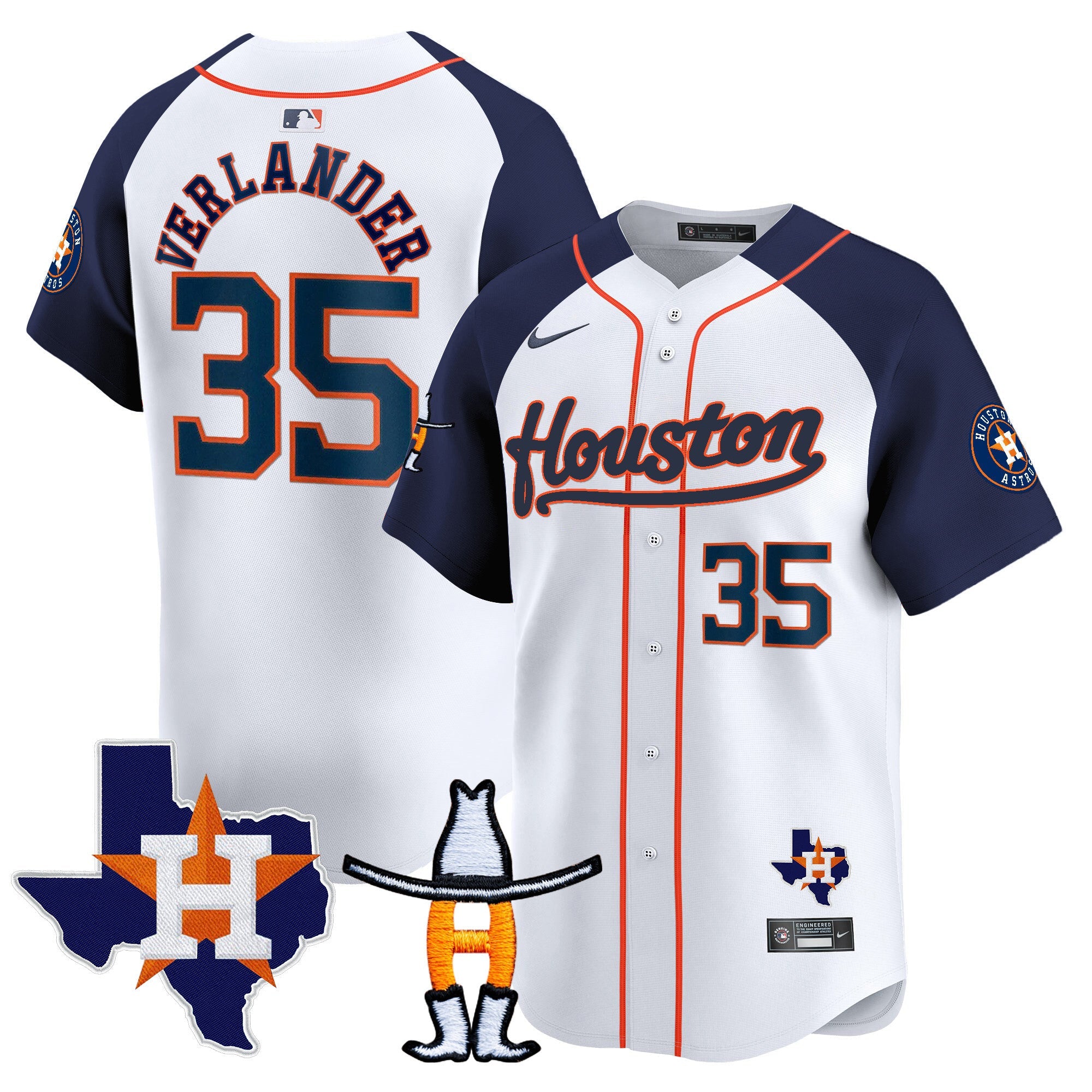 Men’s Houston Houston Rodeo Patch Vapor Premier Limited Jersey