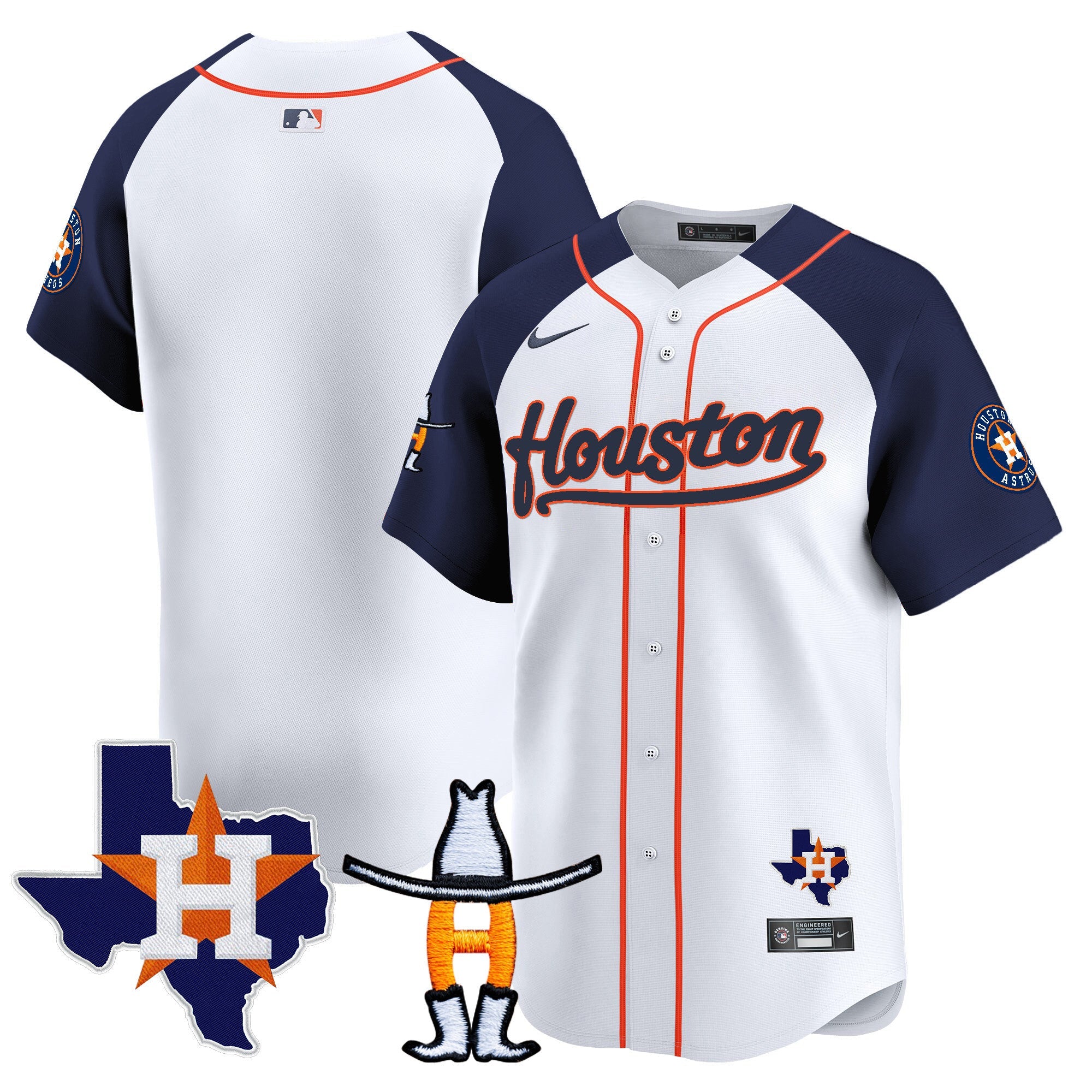 Men’s Houston Houston Rodeo Patch Vapor Premier Limited Jersey