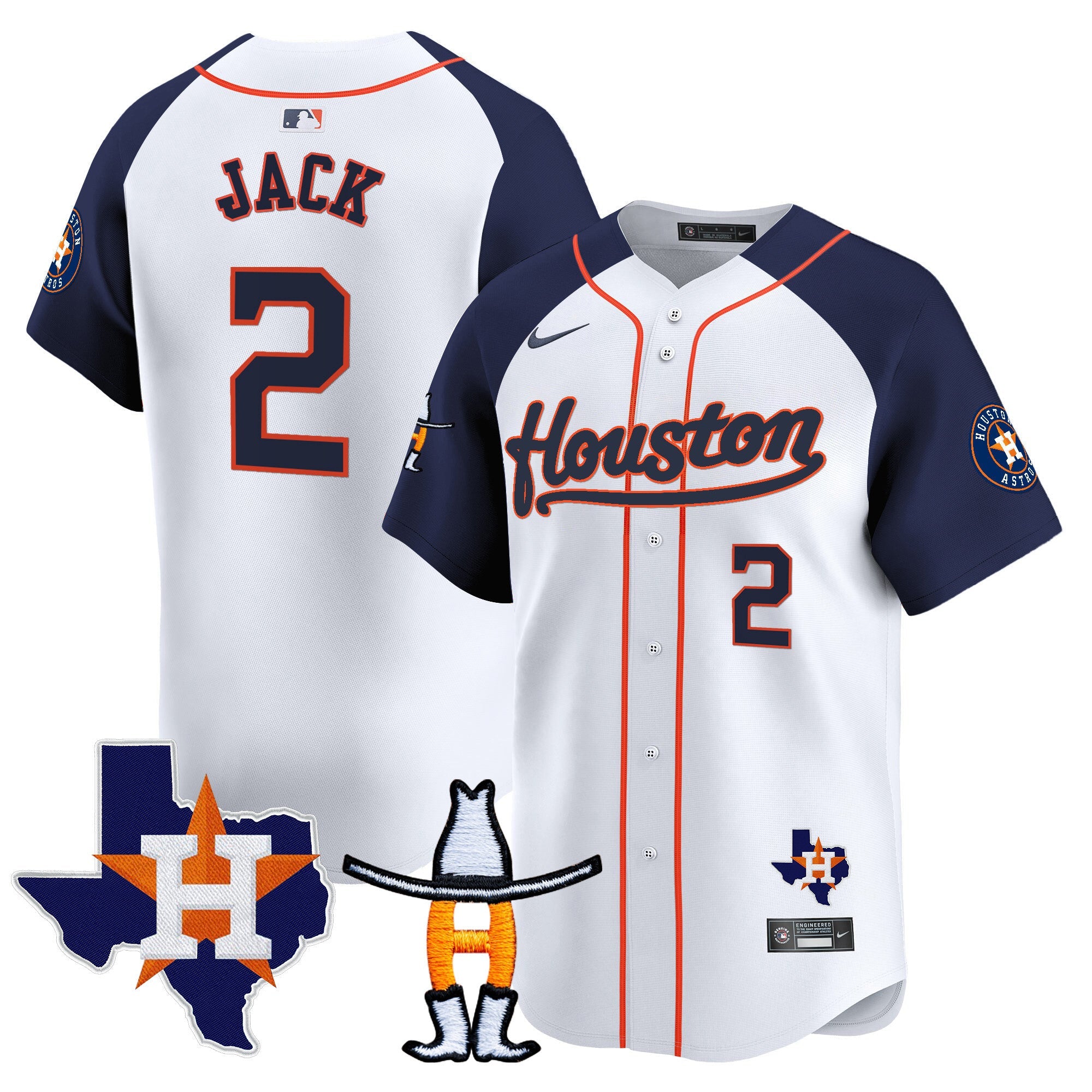 Men’s Houston Houston Rodeo Patch Vapor Premier Limited Jersey
