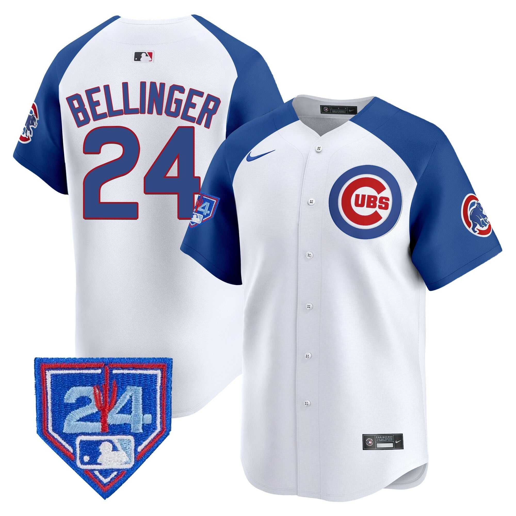 Men’s Chicago 2024 Spring Training Patch Vapor Premier Limited Jersey V2