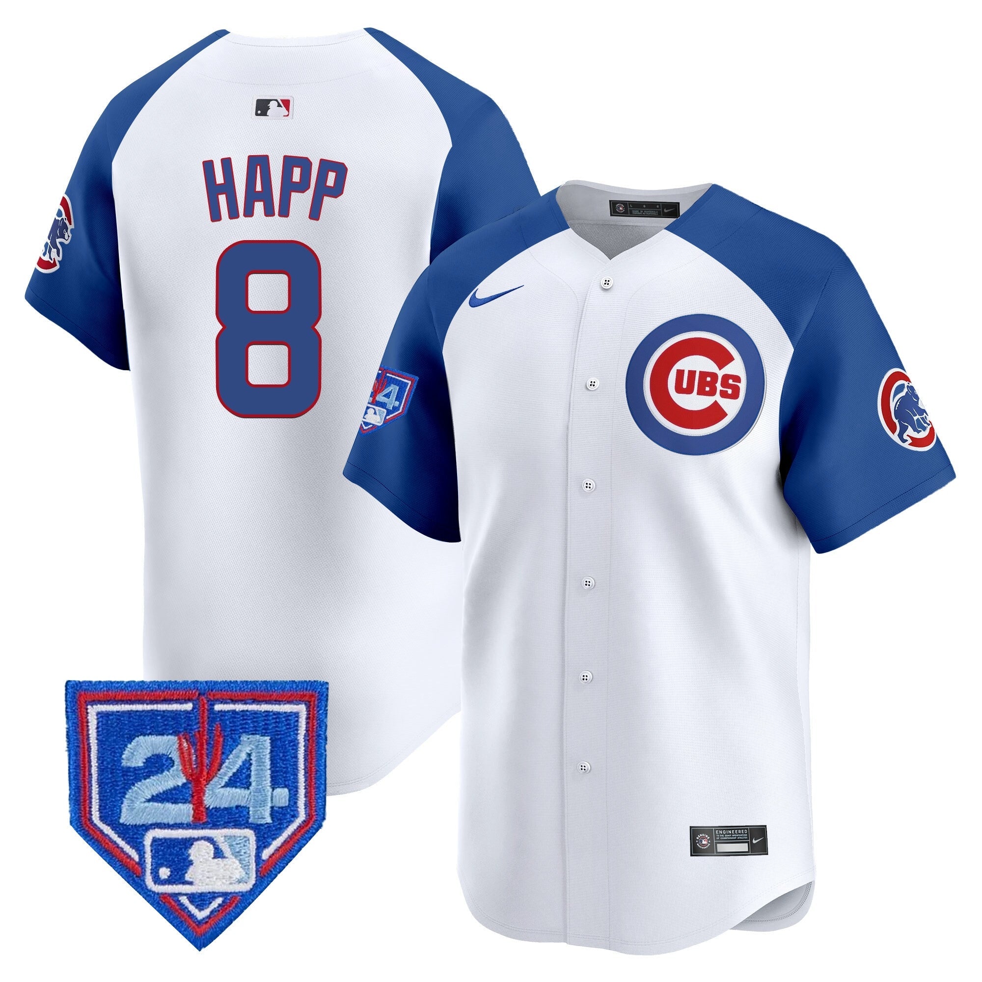Men’s Chicago 2024 Spring Training Patch Vapor Premier Limited Jersey V2