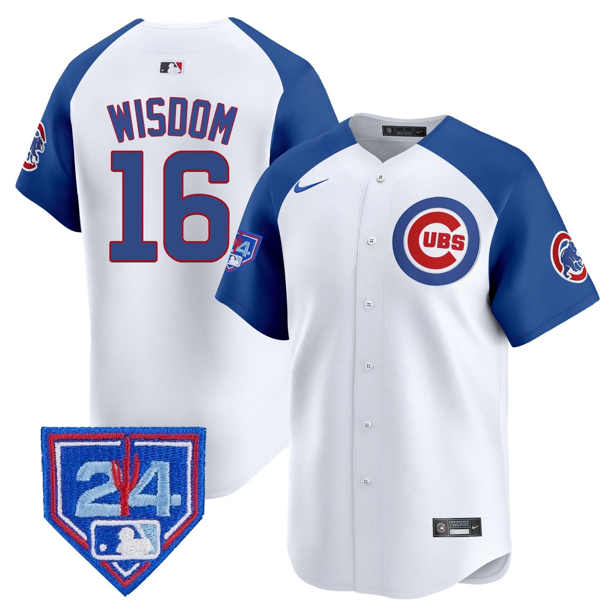 Men’s Chicago 2024 Spring Training Patch Vapor Premier Limited Jersey V2
