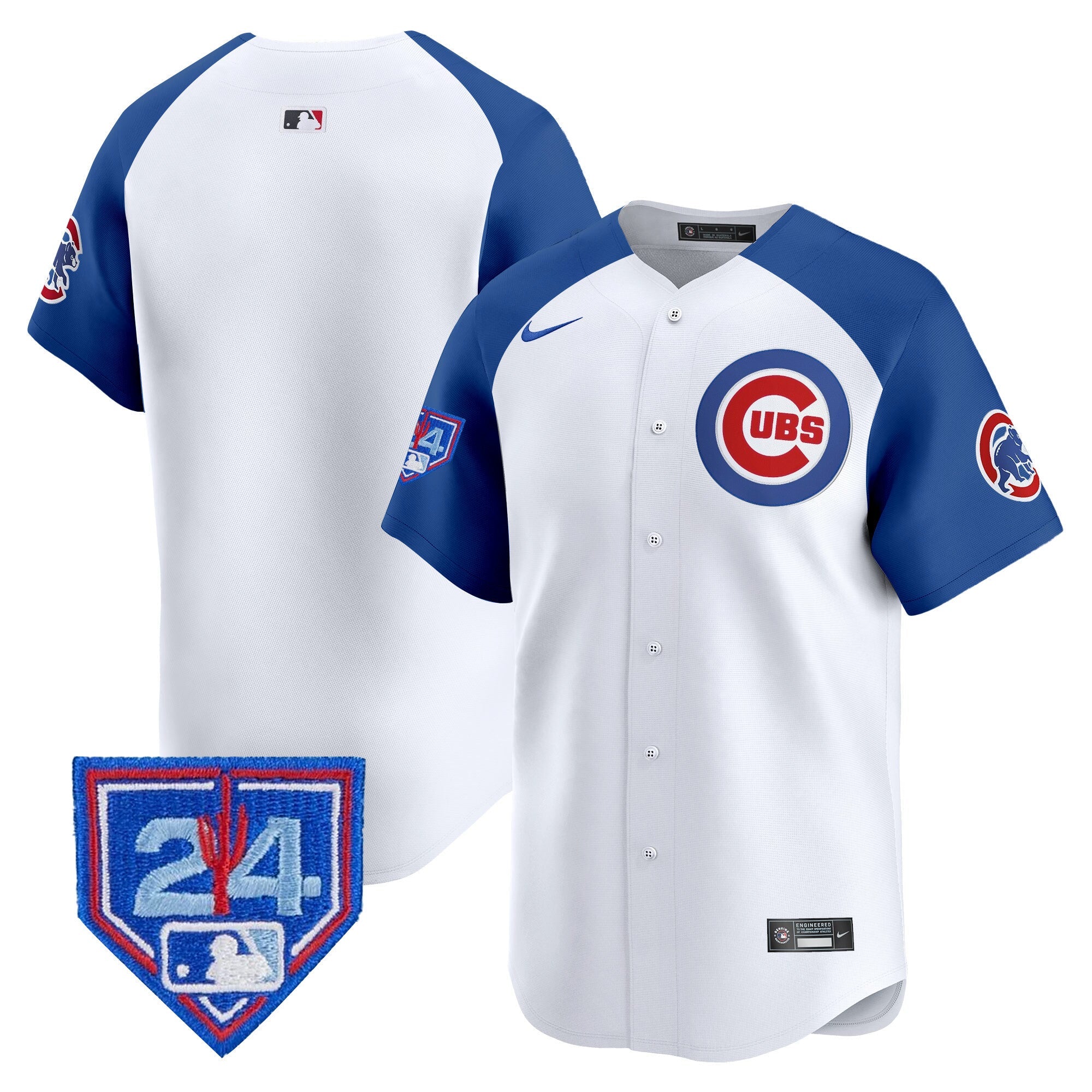 Men’s Chicago 2024 Spring Training Patch Vapor Premier Limited Jersey V2
