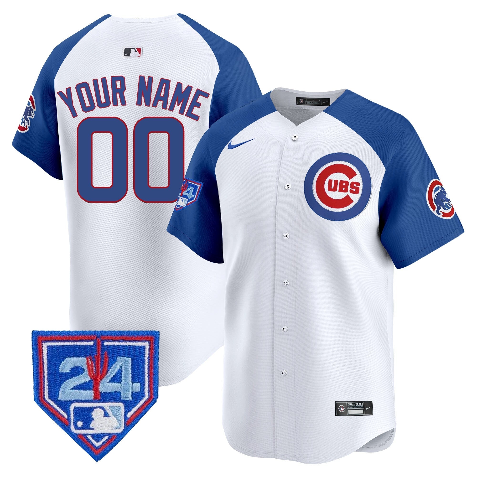 Chicago 2024 Spring Training Patch Vapor Premier Limited Custom Jersey V2