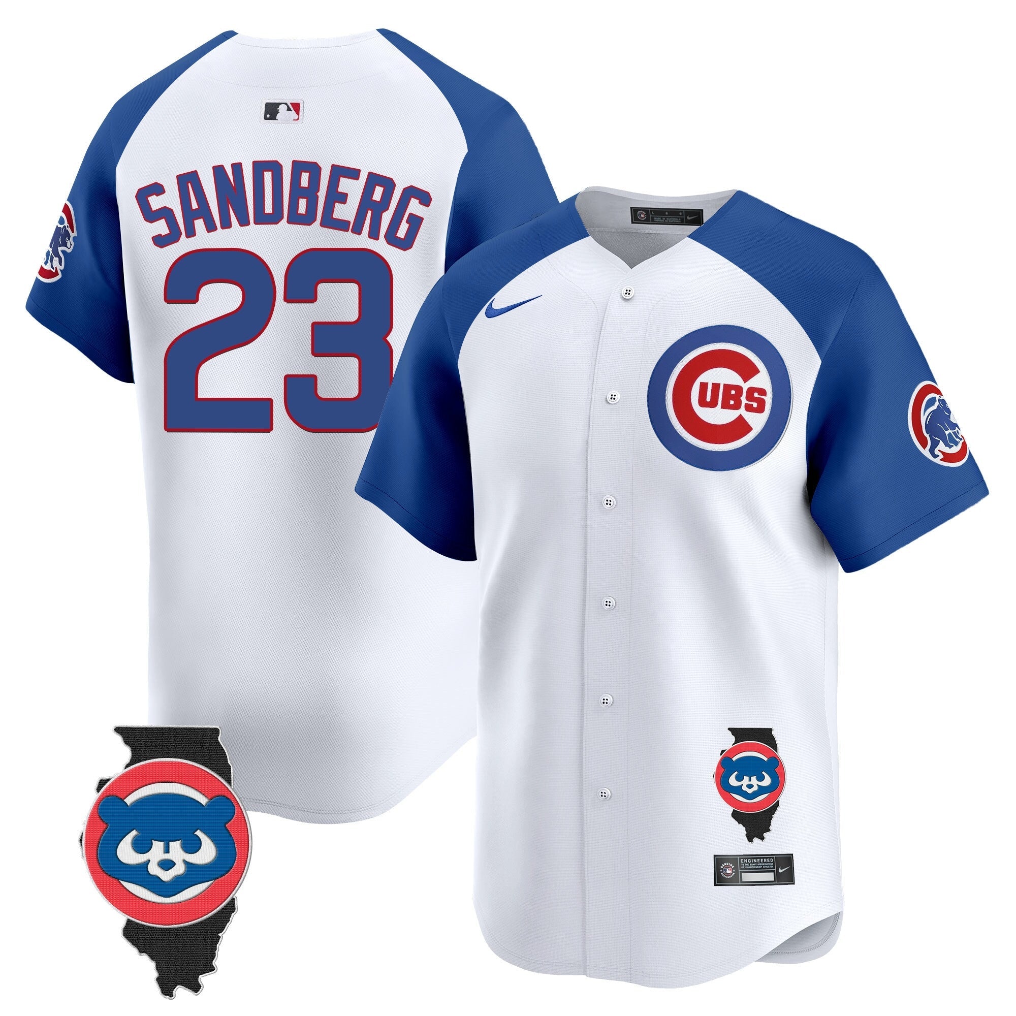 Men’s Chicago Illinois Patch Vapor Premier Limited Jersey