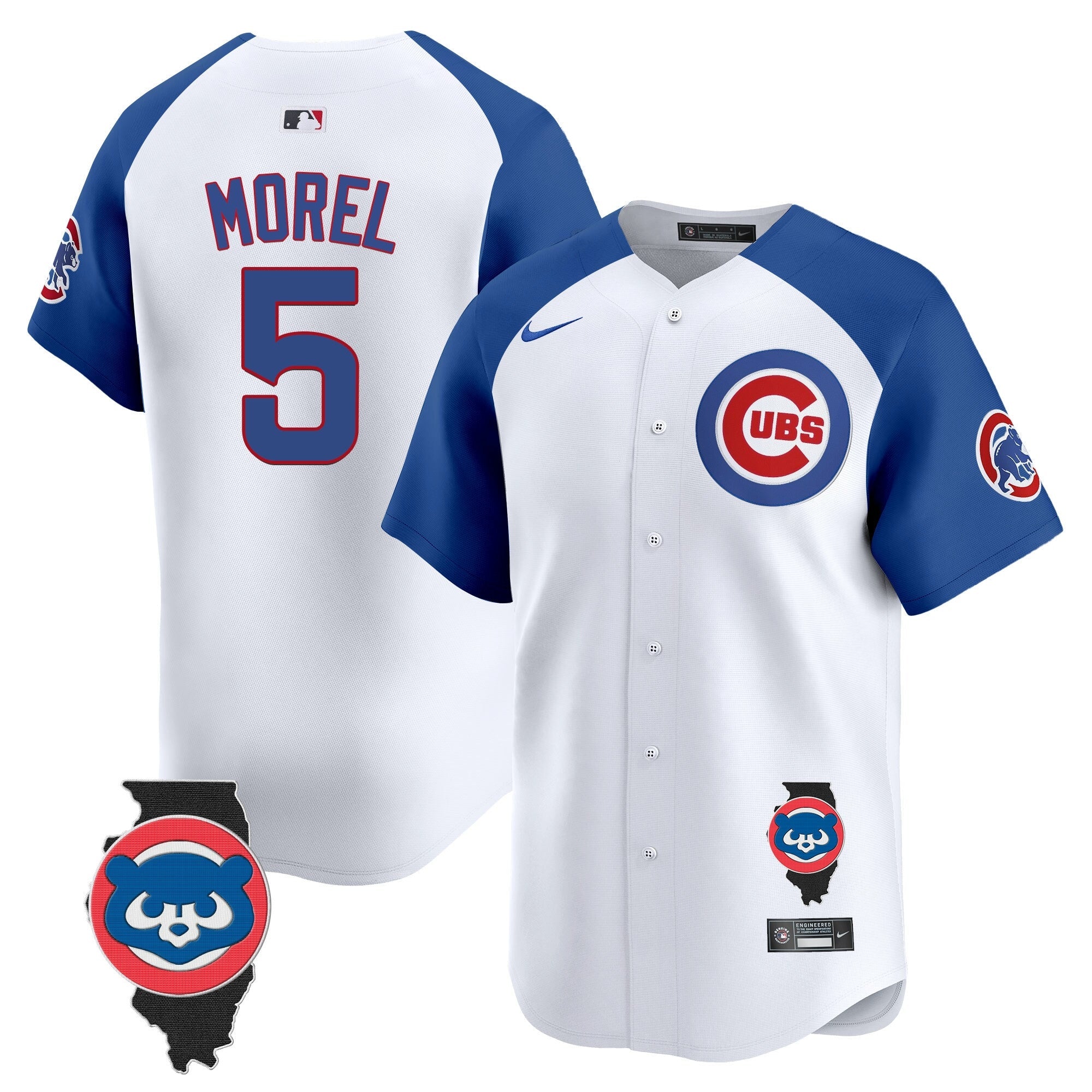 Men’s Chicago Illinois Patch Vapor Premier Limited Jersey