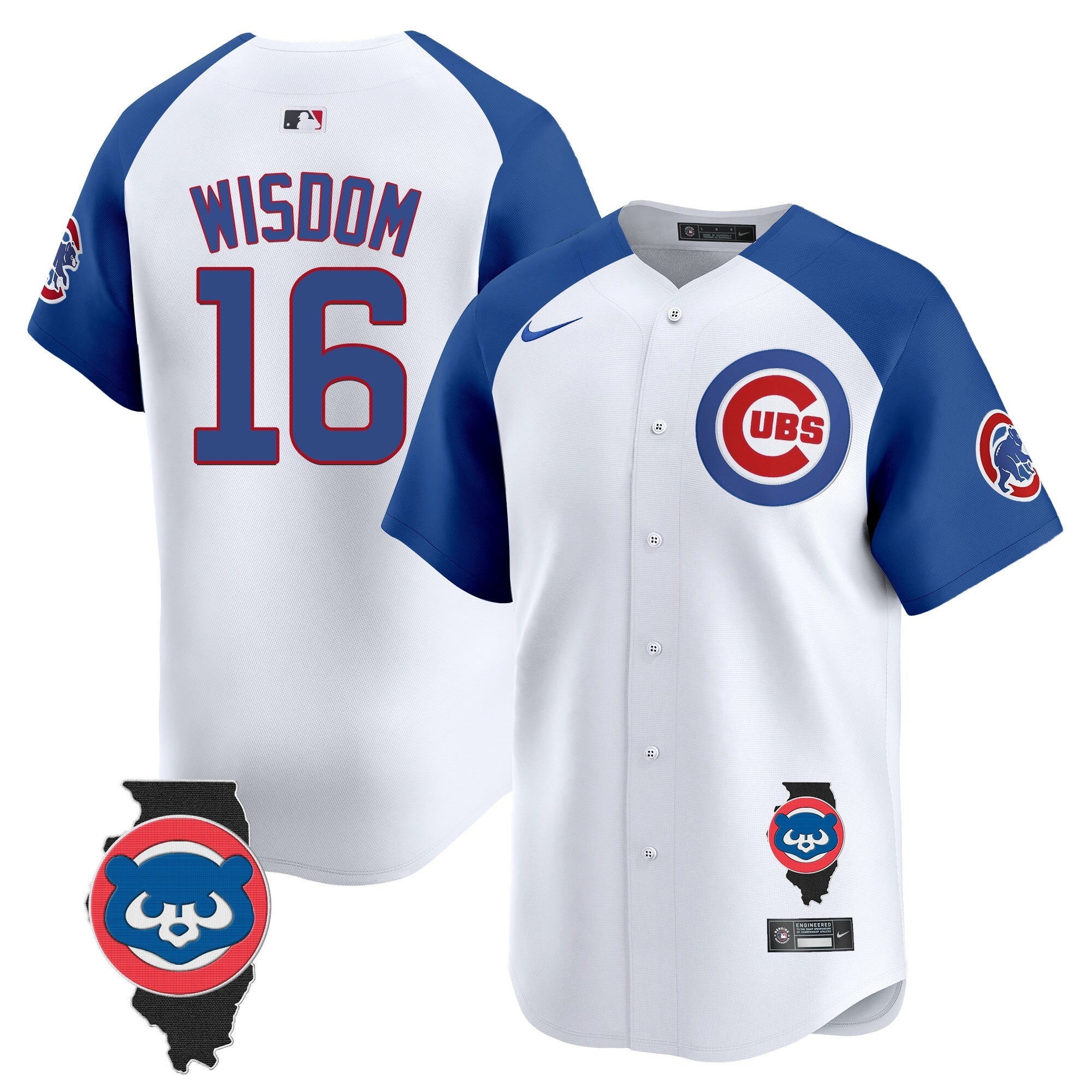 Men’s Chicago Illinois Patch Vapor Premier Limited Jersey