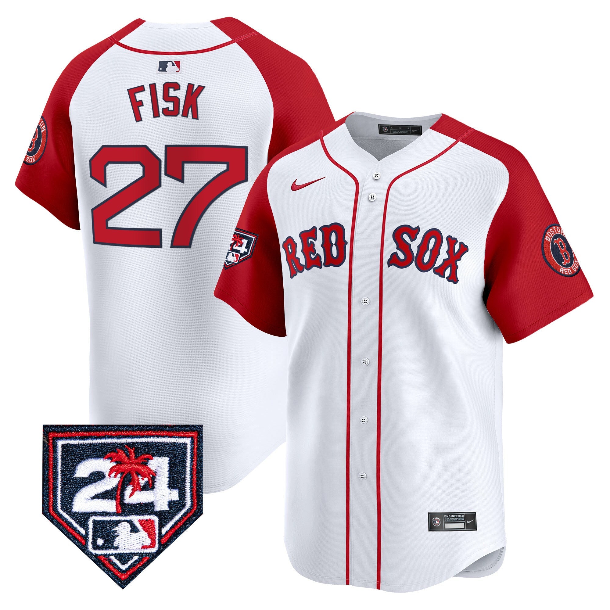 Men’s Boston 2024 Spring Training Patch Vapor Premier Limited Jersey
