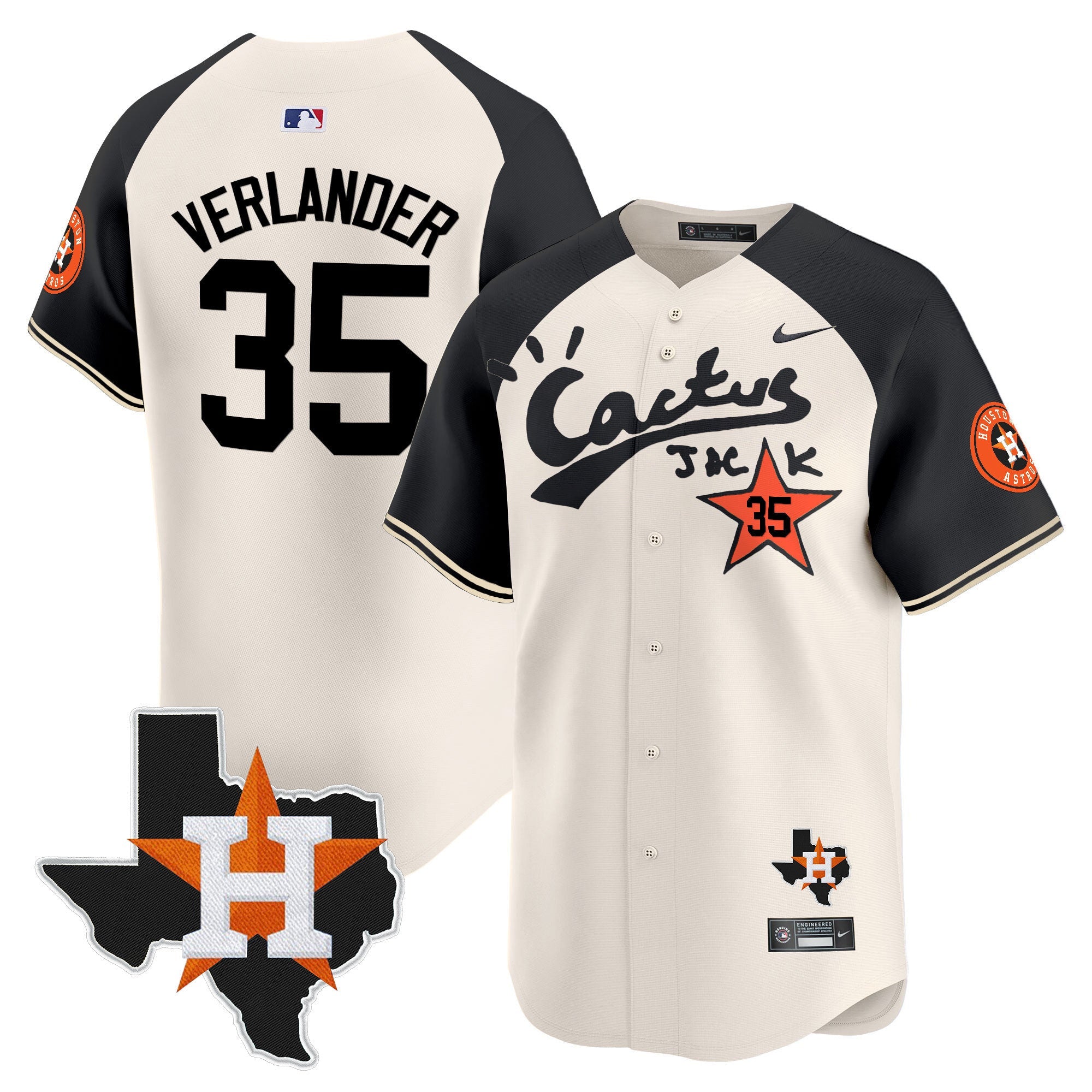 Men’s Cactus Jack Patch Vapor Premier Limited Jersey