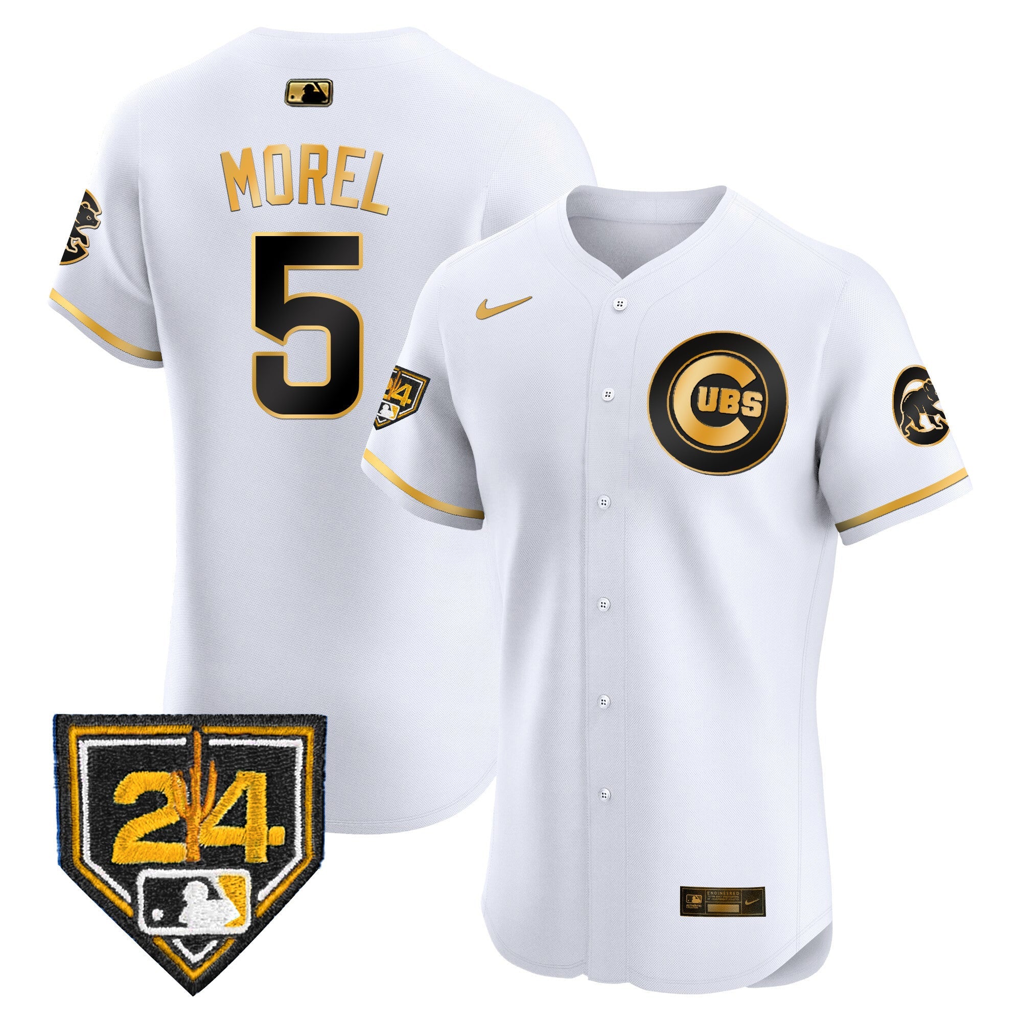 Men’s Chicago 2024 Spring Training Patch Vapor Premier Elite Jersey V2